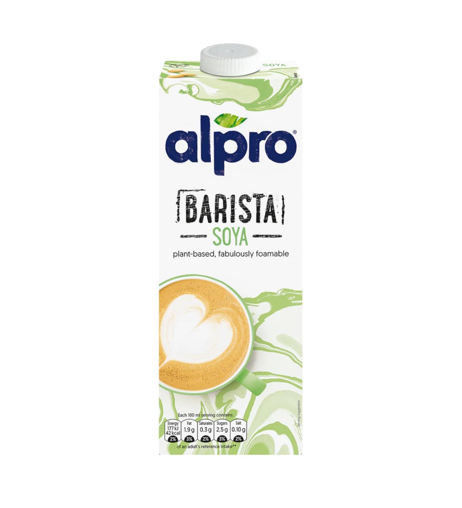 Alpro Barista Soya Milk for Professionals 1 Litre (2 Pack)