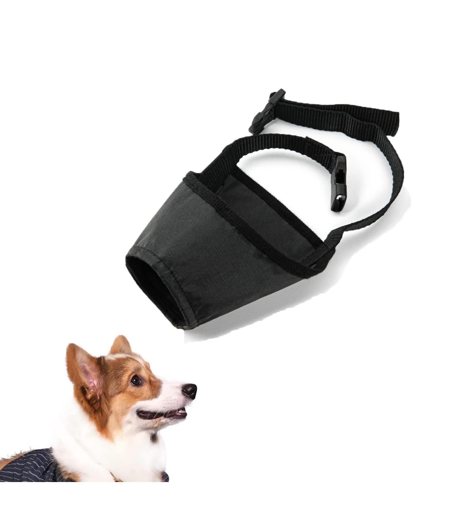 Adjustable Breathable Muzzle for Small Dogs - Safe Comfortable Prevents Biting & Barking (S Black) - Buy Online on SooperMarket.com