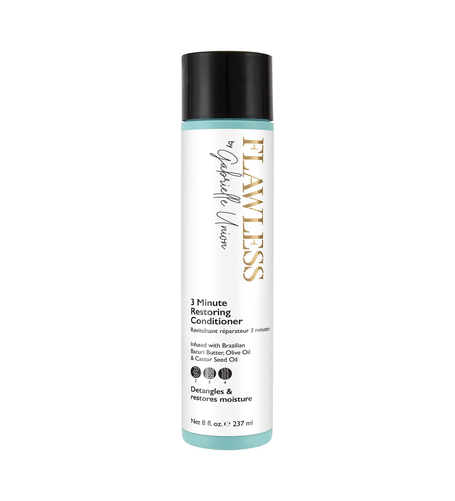 Flawless by Gabrielle Union 3 Minute Restoring Hair Conditioner 8 OZ - Hydrating Hair Treatment - Buy Online on SooperMarket.com
