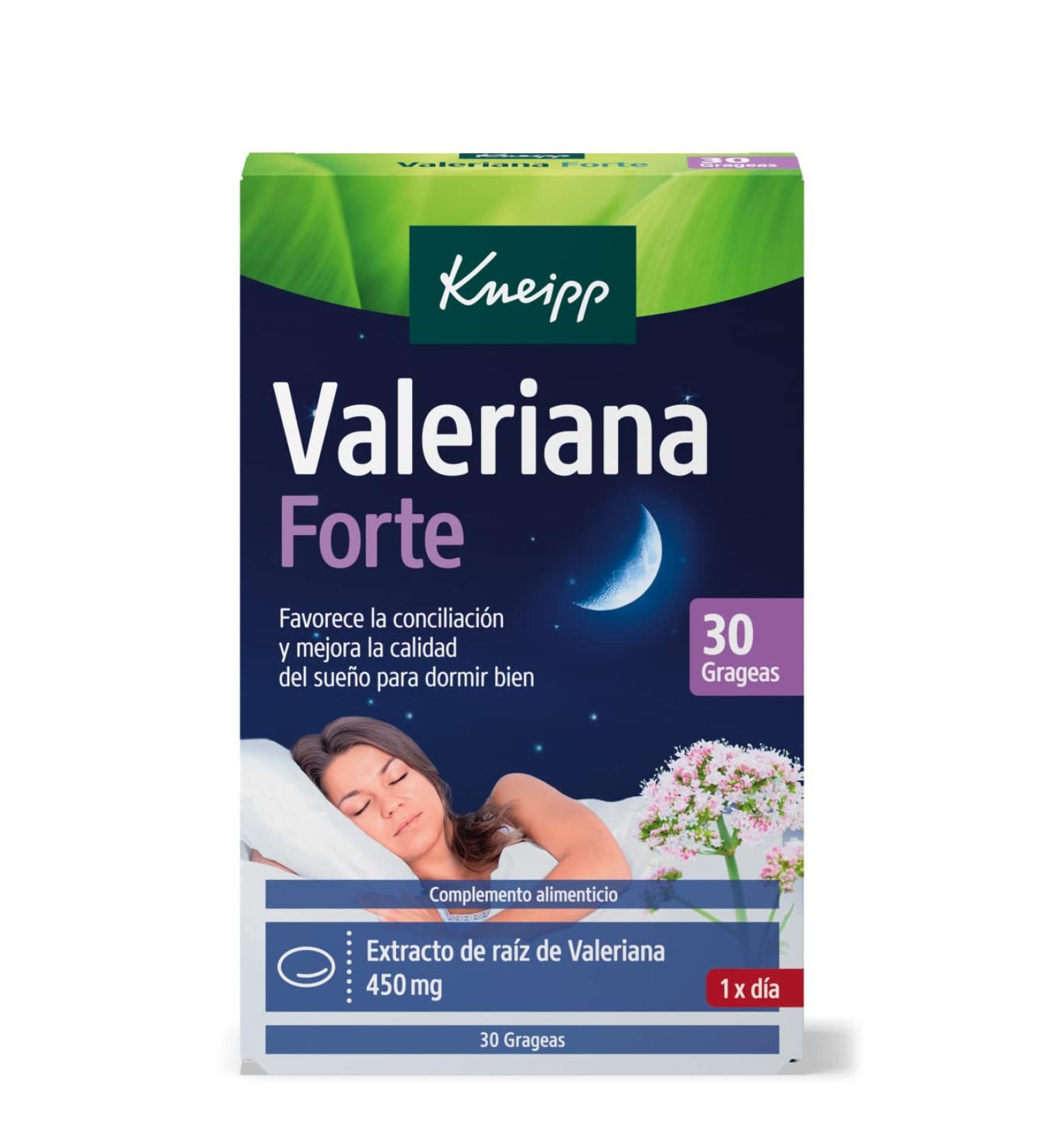 Kneipp Valeriana Forte 30 Grageas - Natural Sleep Aid Supplement - Buy Online on SooperMarket.com