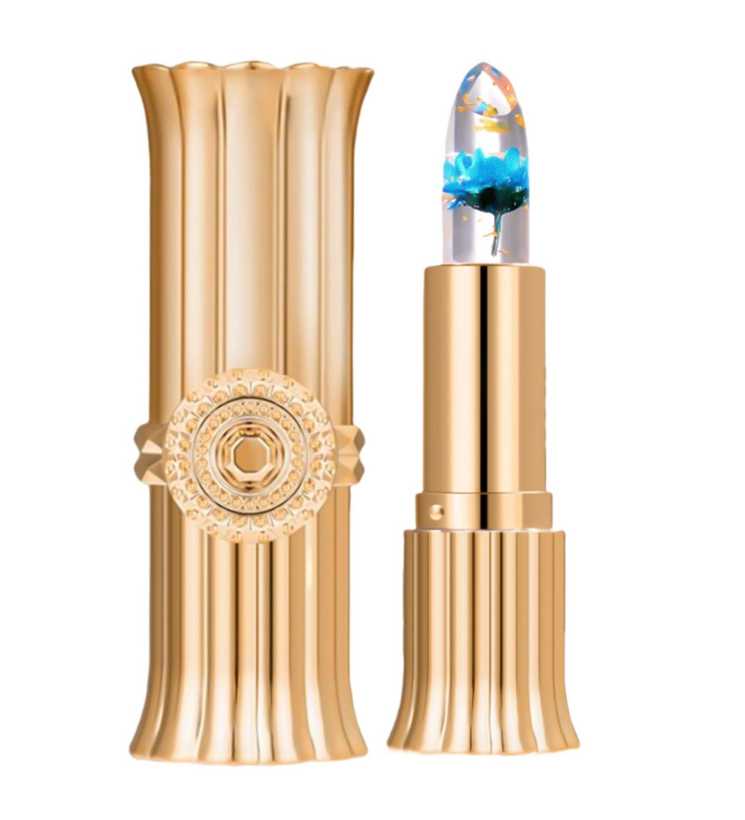 Color-Changing Lip Balm | Nourishing Temperature-Activated Jelly Lipstick with 24K Gold Foil | Perfect for Appointments & Parties - Buy Online on SooperMarket.com