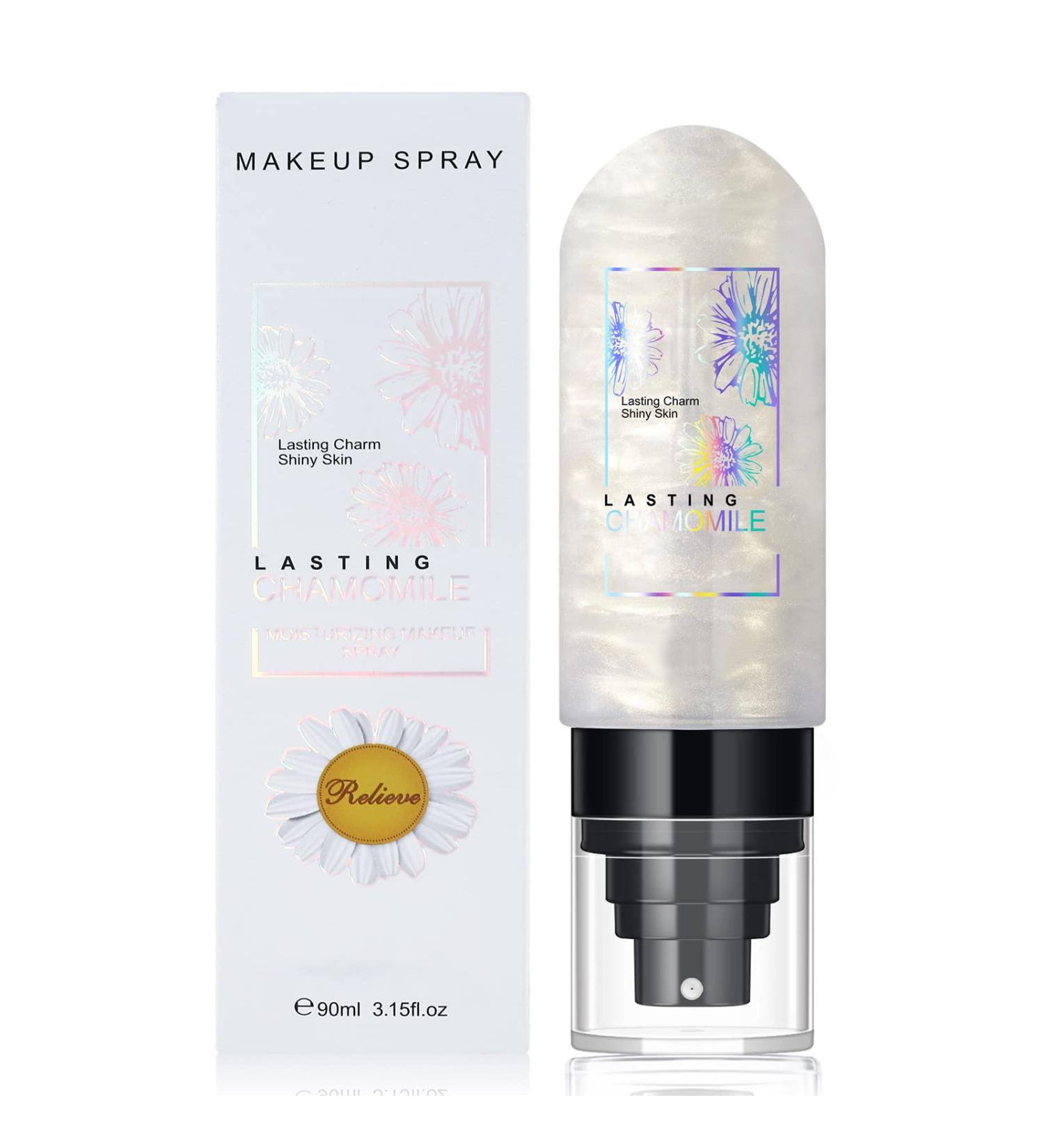 Shop Dewy Makeup Setting Spray - Hydrating Shimmer Glow Finish | Long Lasting & Lightweight | 3.15 Fl Oz - Buy Online on SooperMarket.com