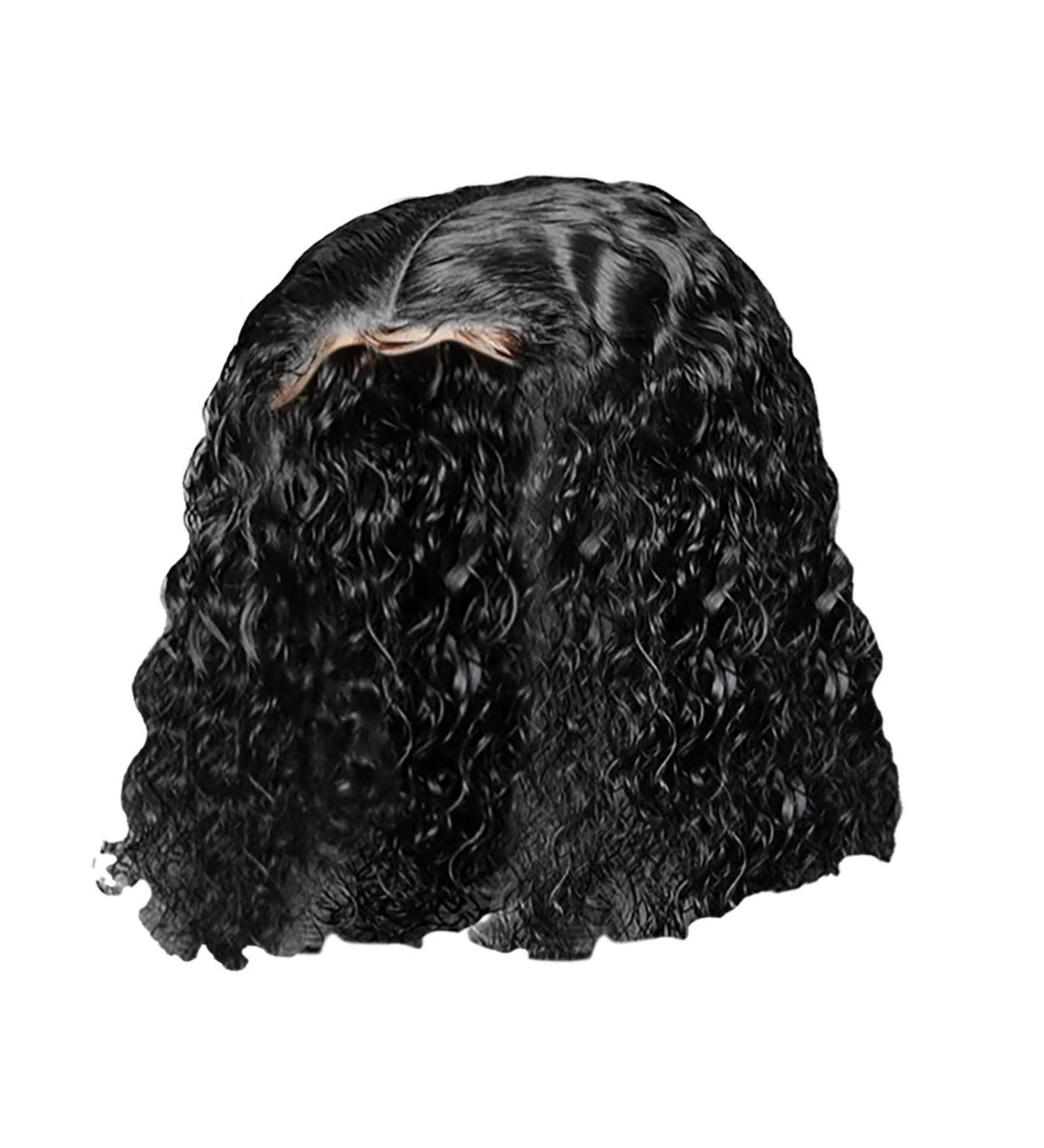 Hair Dance Dry Shampoo European And American Short Curly Hair African Small Curly Head Fiber Head Cover Hair No More Black One Size - Buy Online on SooperMarket.com