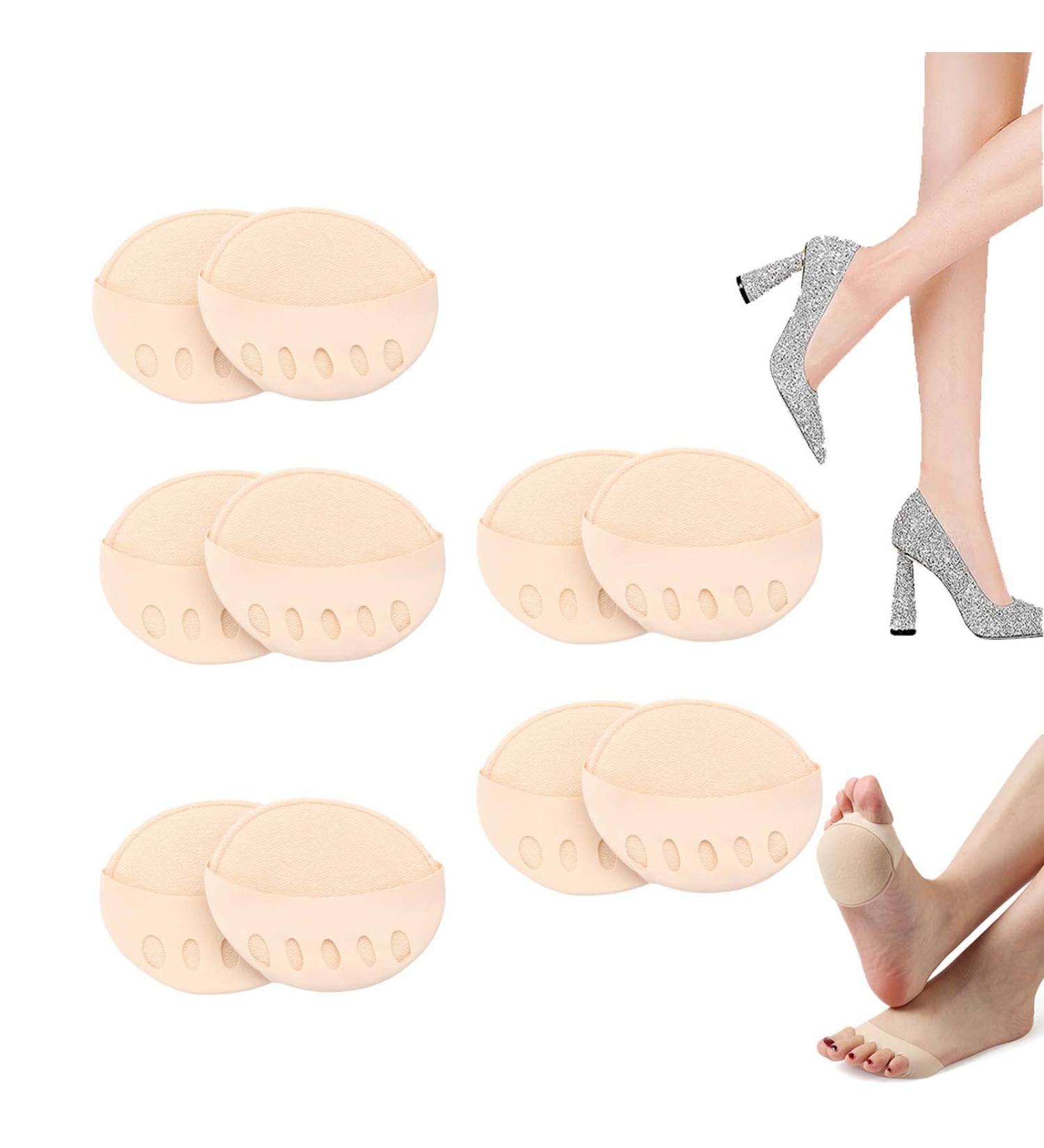 Soleful Solutions High Heel Metatarsal Pads & Invisible Toe Socks (5Pairs Beige) - Buy Online on SooperMarket.com