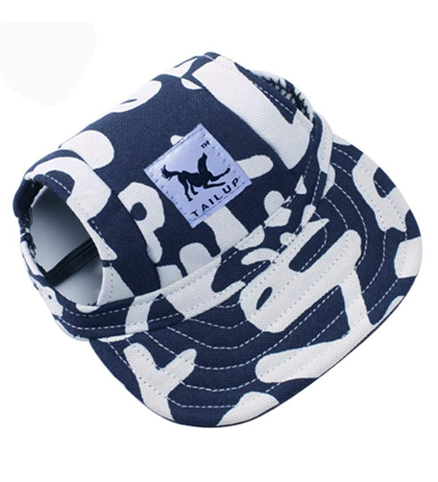 EGURS DOUS Baseball Hitter Contactable Sunbonnet for Dogs & Cats - Small Medium Large - Dark Blue - Buy Online on SooperMarket.com