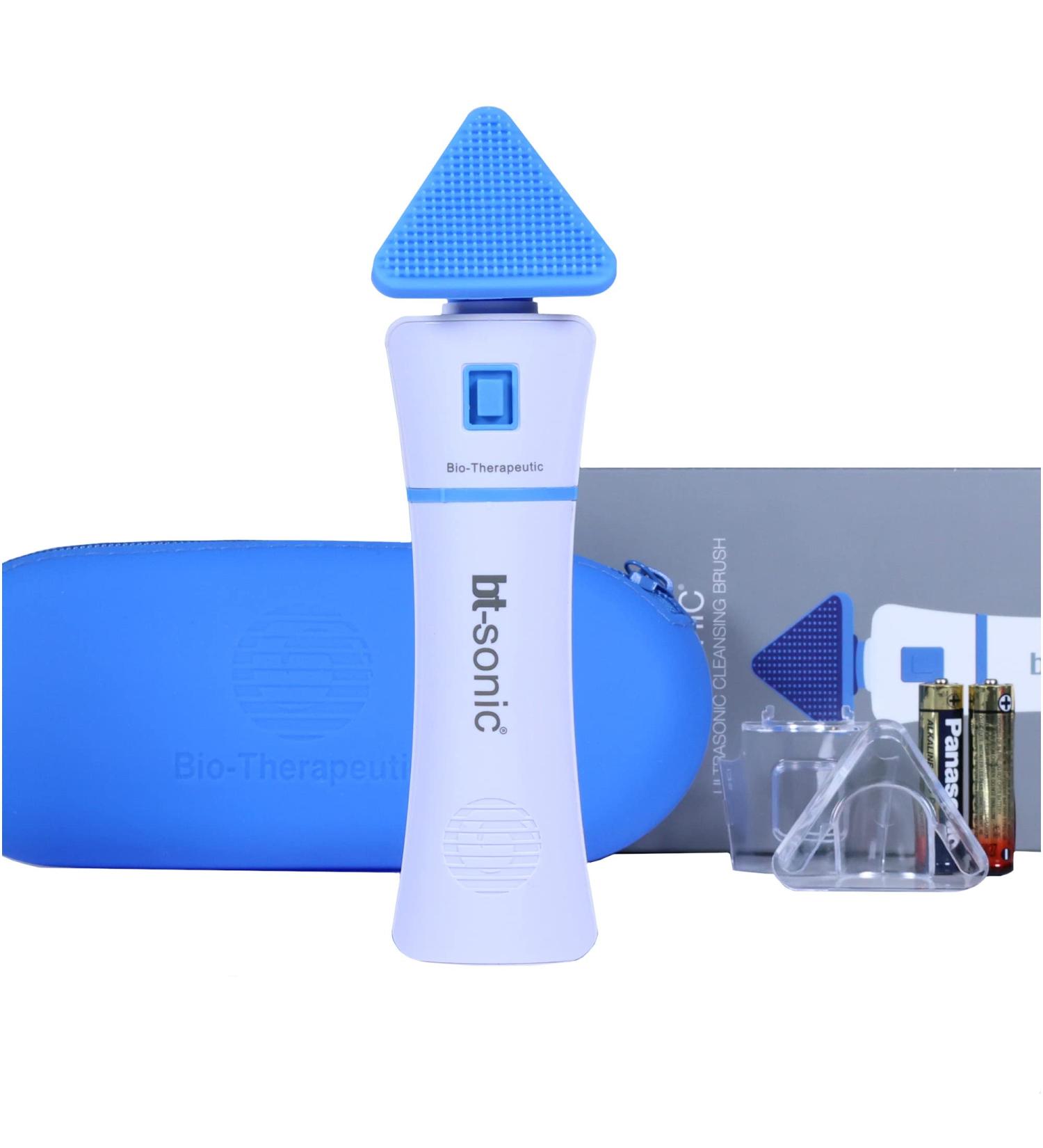 bt-Sonic Ultrasonic Cleansing Brush - Professional Grade, Water Resistant, Hygienic Silicone Head - CE Safety Tested - Buy Online on SooperMarket.com