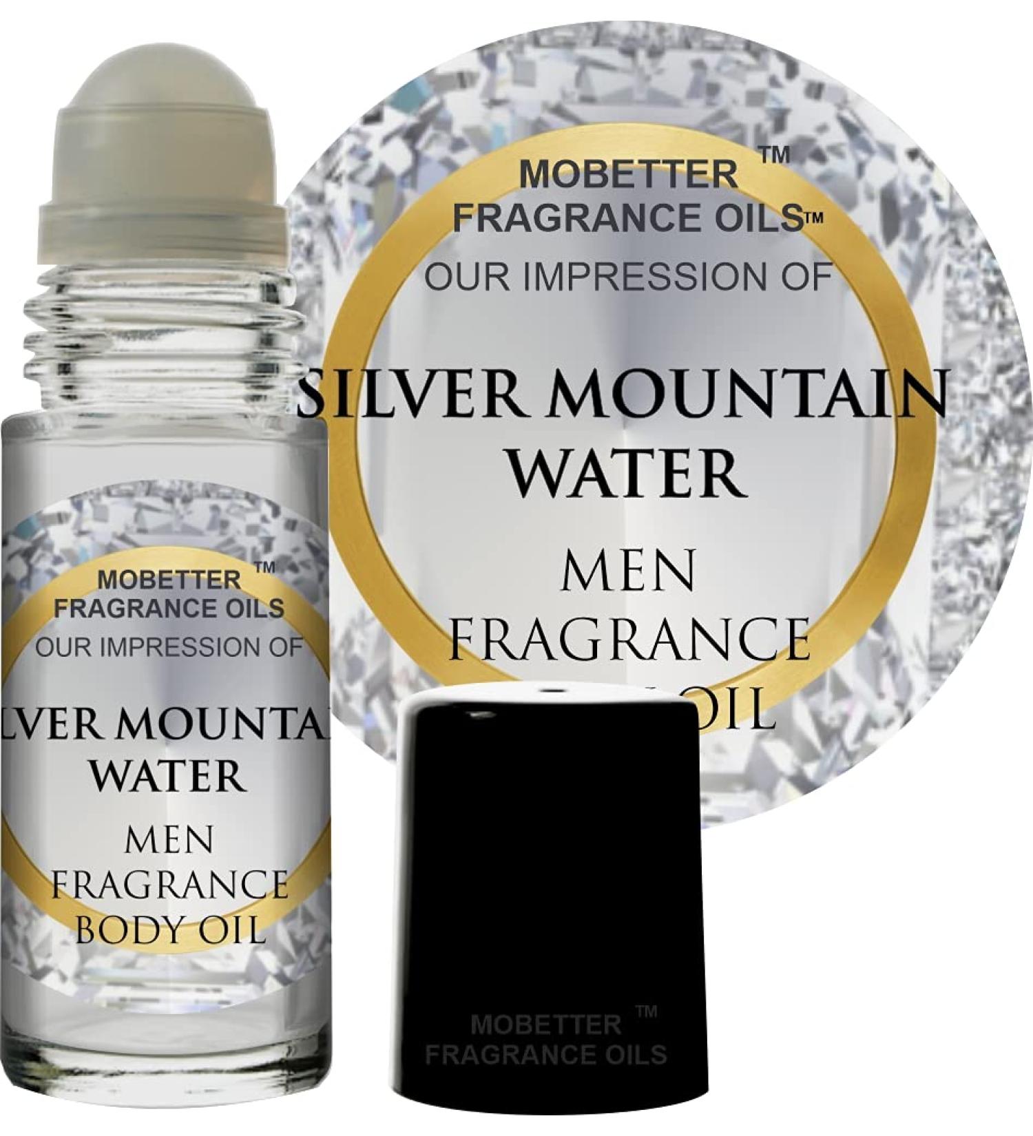 Impression of Silver Water Mountain for Men Fragrance body oil 1 oz roll on Glass Bottle
