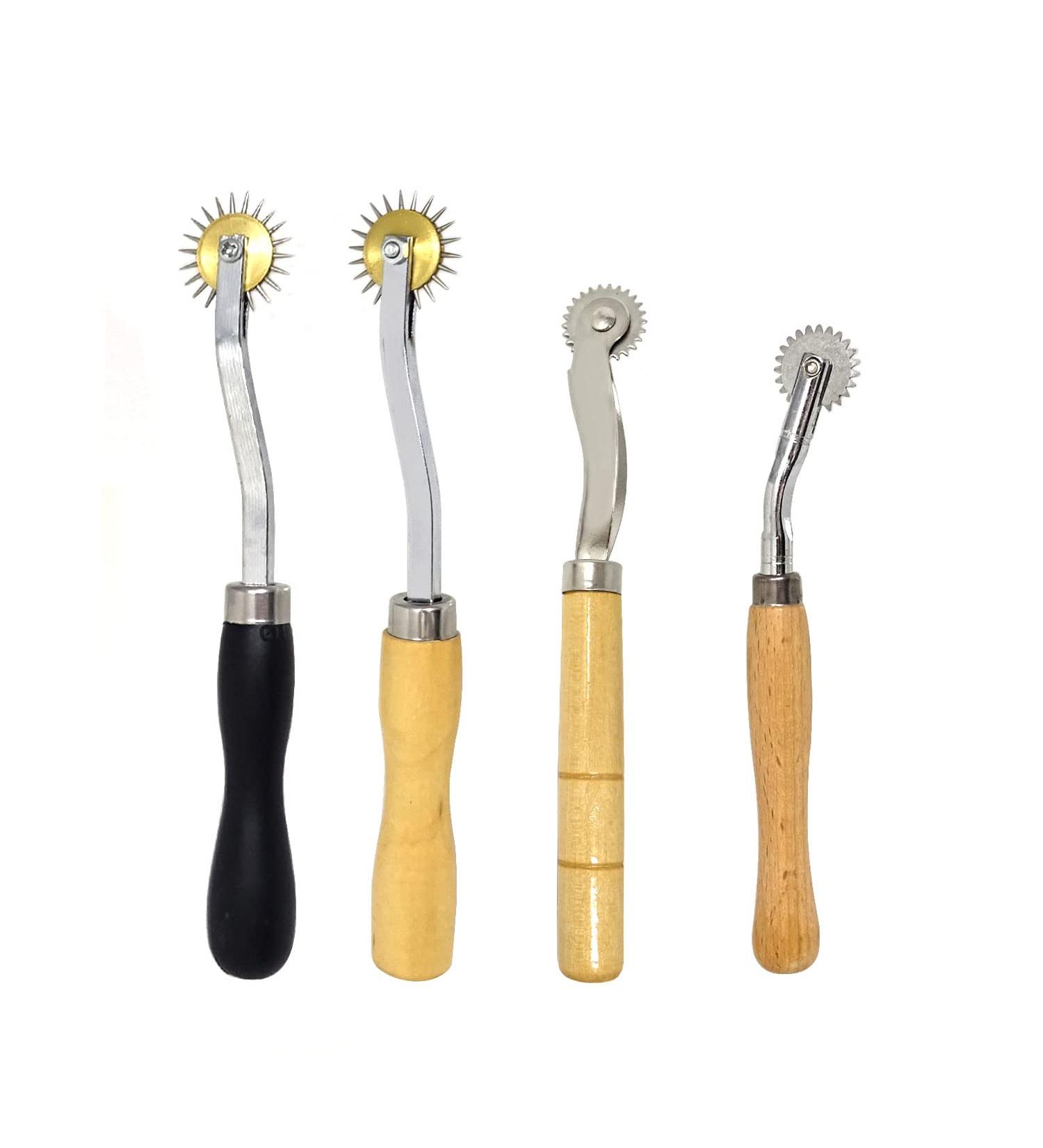 Honbay 4PCS Sewing Tracing Wheel Set for Professional Stitch Marking and Leathercraft - Buy Online on SooperMarket.com