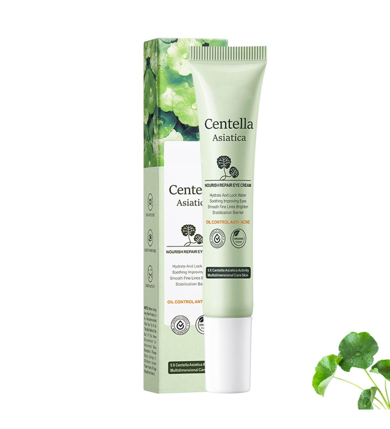Nourishing Eye Cream with Centella Asiatica Extract Moisturizing Firming Repairing Anti-Wrinkle Centella Asiatica Eye Cream for Dark Circles and Puffy Eyes 20g - Buy Online on SooperMarket.com