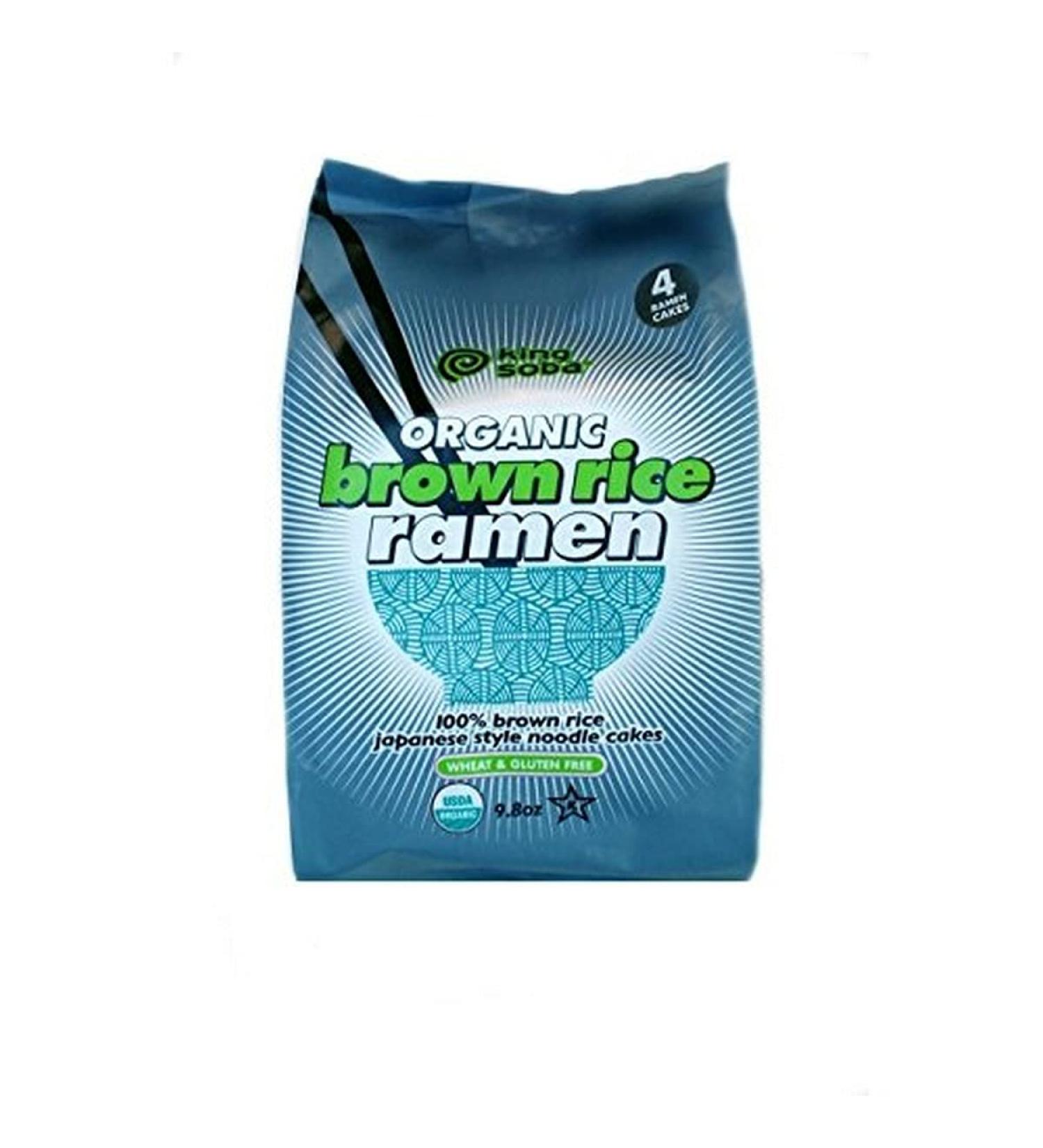 King Soba Organic Brown Rice Ramen Noodles - Gluten Free, 1-Pack, 4 Noodle Cakes - Buy Online on SooperMarket.com