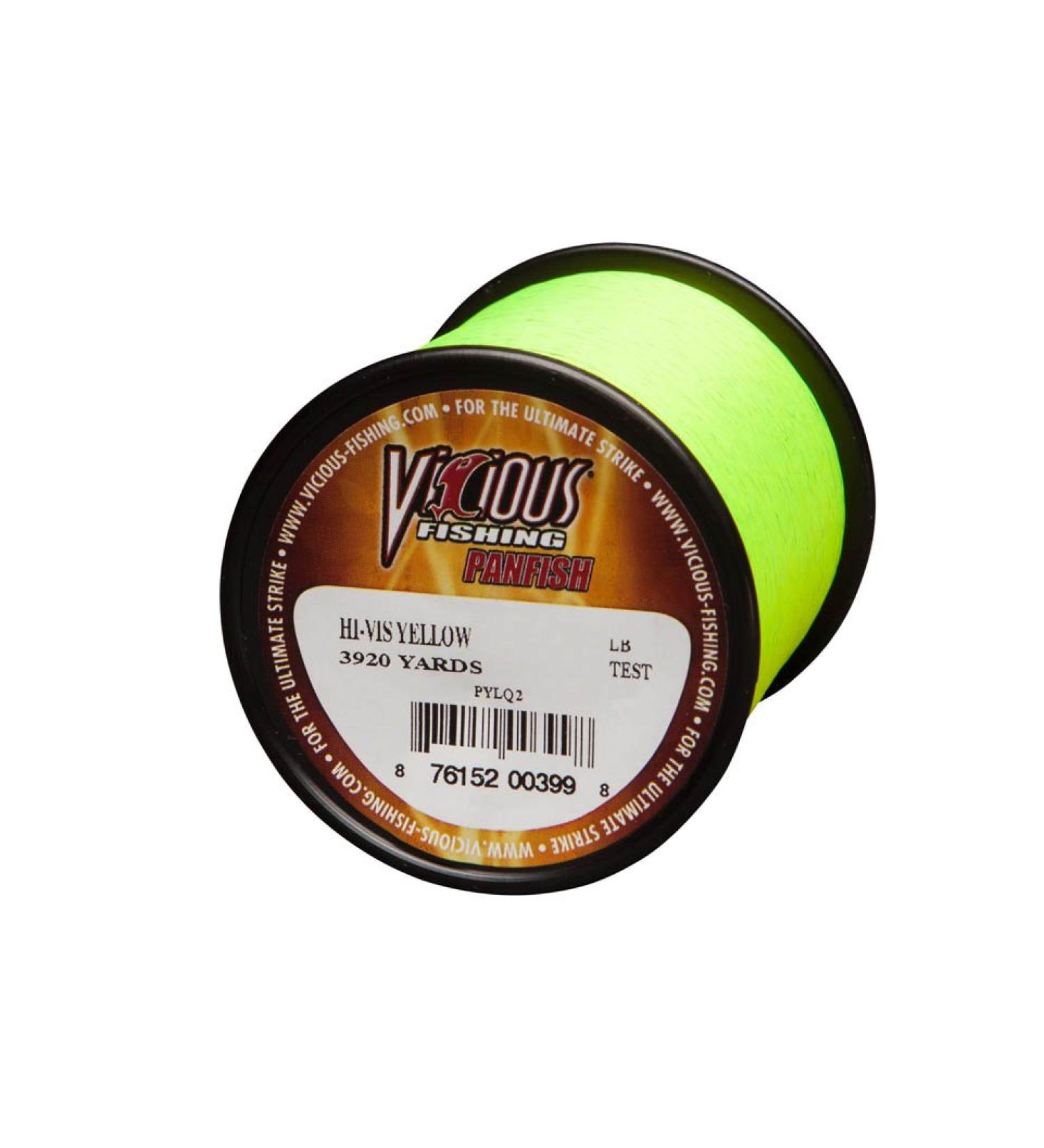 Panfish HI-VIS Yellow 8lb Test Fishing Line