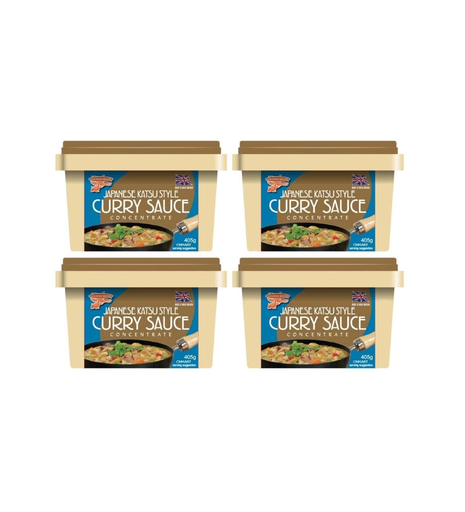 Goldfish Japanese Katsu Style Curry Sauce Concentrate 405g (Pack of 4) by CNMART - Buy Online on SooperMarket.com