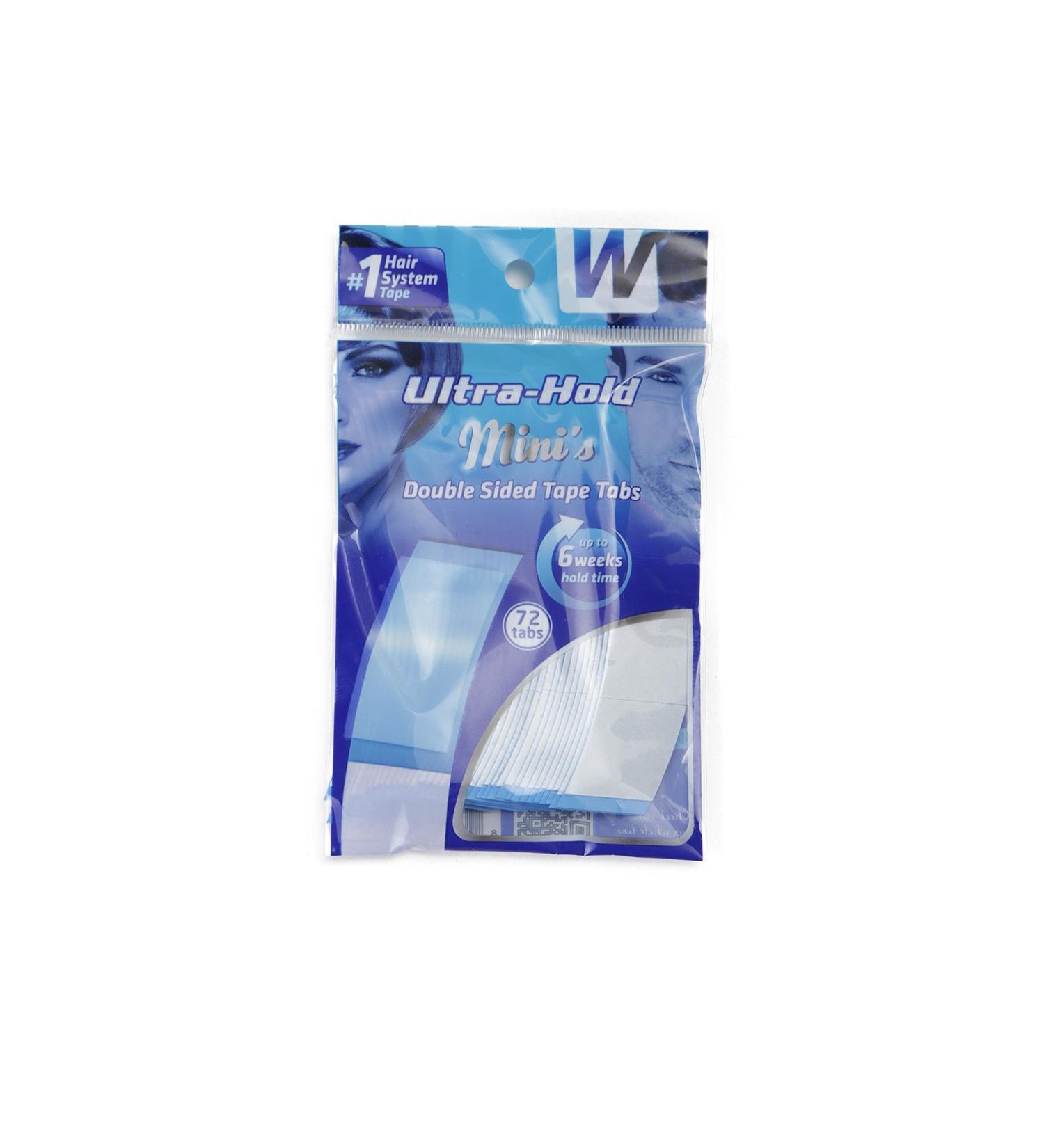 Ultra Hold Mini Tabs Tape 72-Pack - Double-Sided Adhesive Strips for Lace Wigs & Toupees - Buy Online on SooperMarket.com