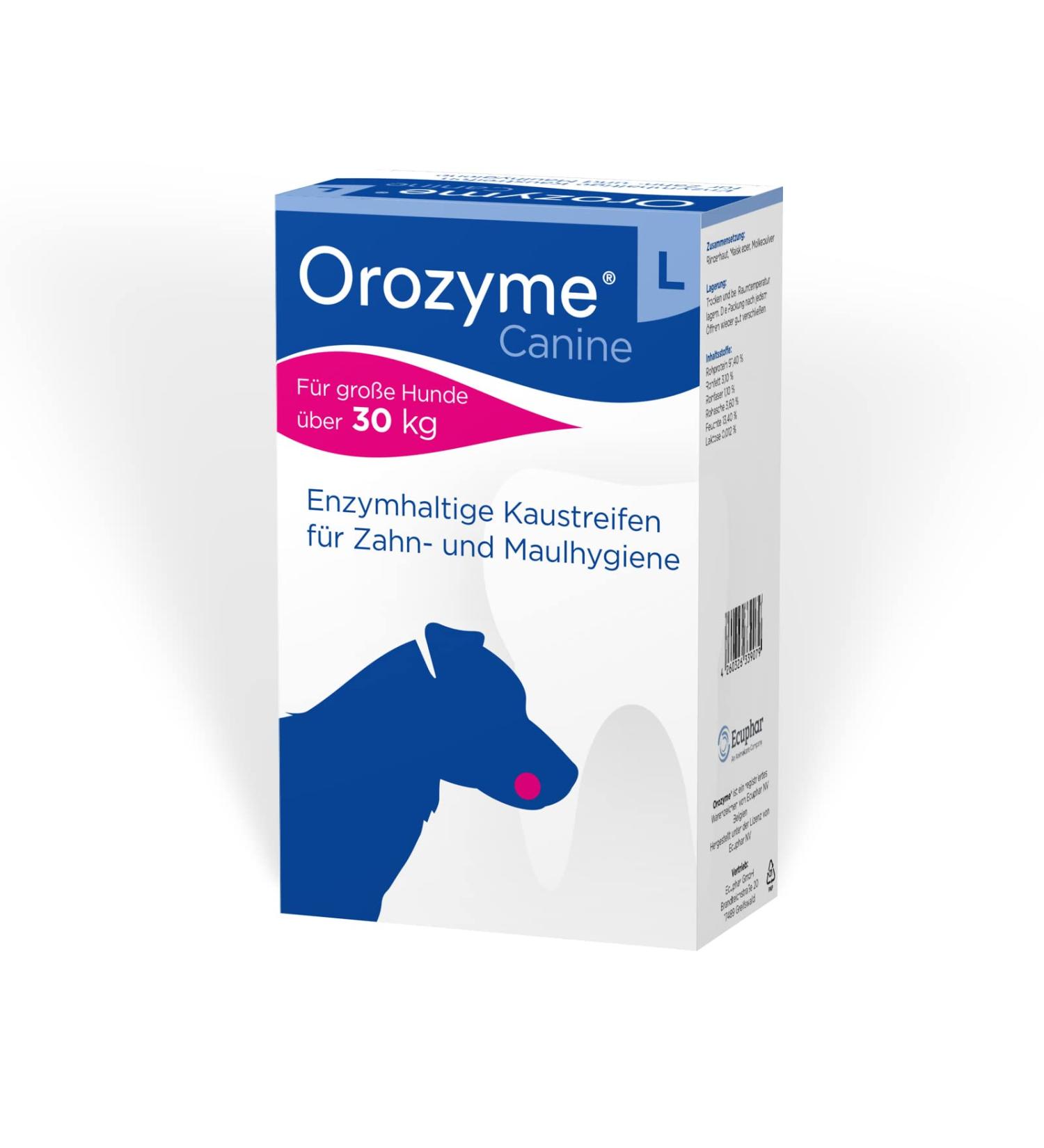 Buy Ecuphar Orozyme Chew Strips L - 141g | Dental Care for Pets | International Shipping Available - Buy Online on SooperMarket.com