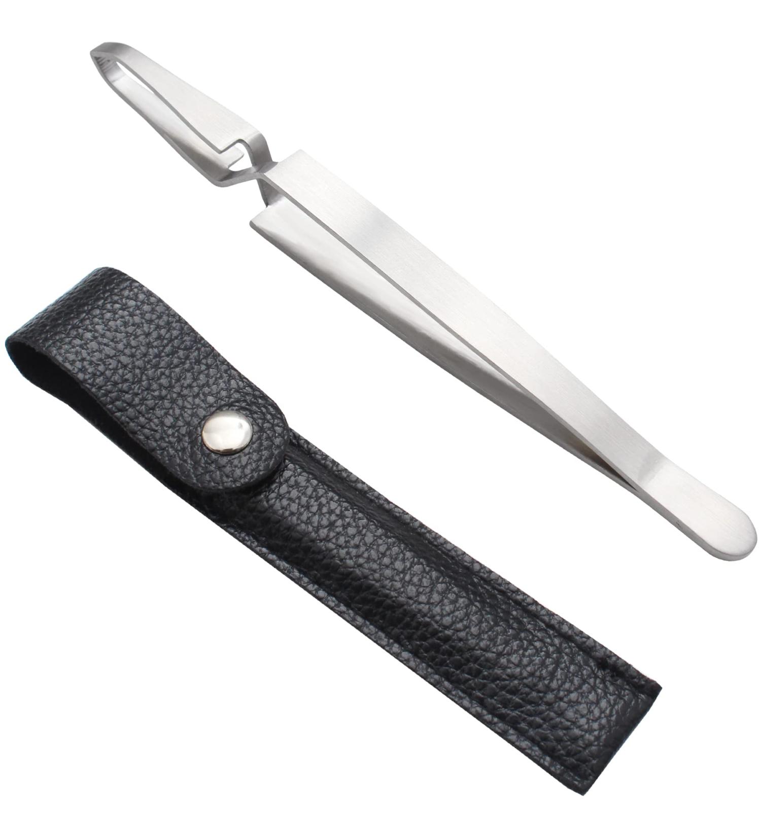 Saizone Tick Pliers - Premium Stainless Steel Tweezers for Ticks in Humans Dogs Cats & Pets - Reliable Versatile with Holster - Buy Online on SooperMarket.com