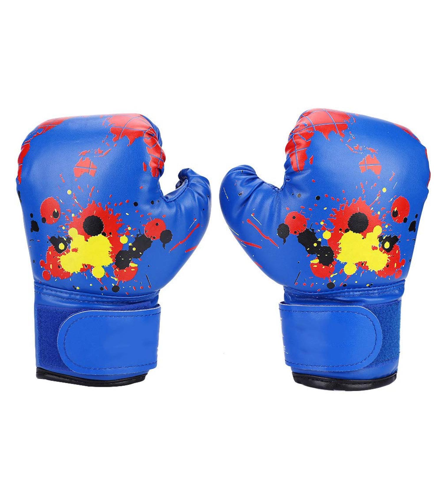 Kids Boxing Gloves | Sparring & Training | Age 2-11 Years | Blue | PU Material - Buy Online on SooperMarket.com