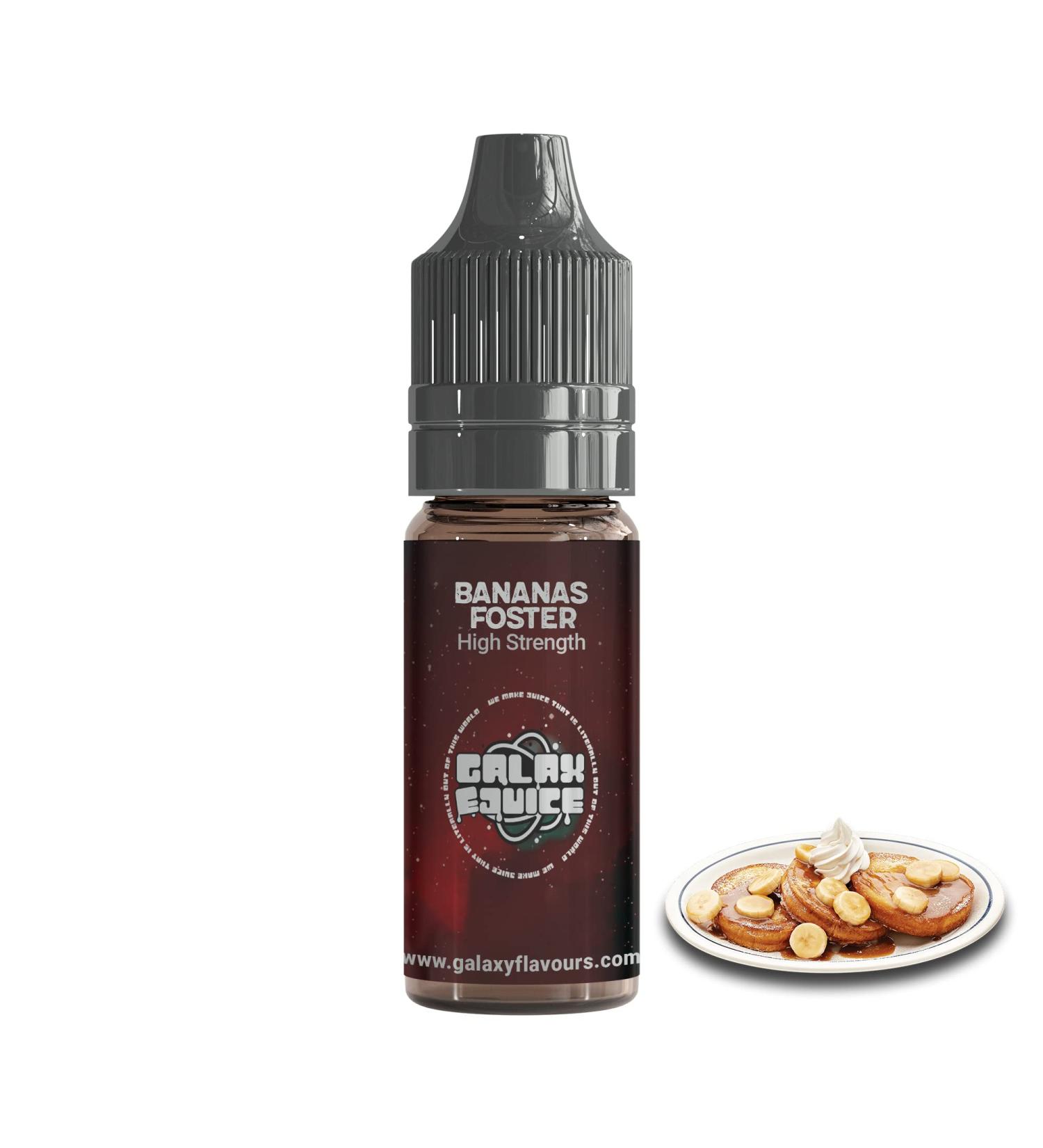 Bananas Foster High Strength Flavouring - Galaxy Food Flavours - 10ml Bottle - Buy Online on SooperMarket.com