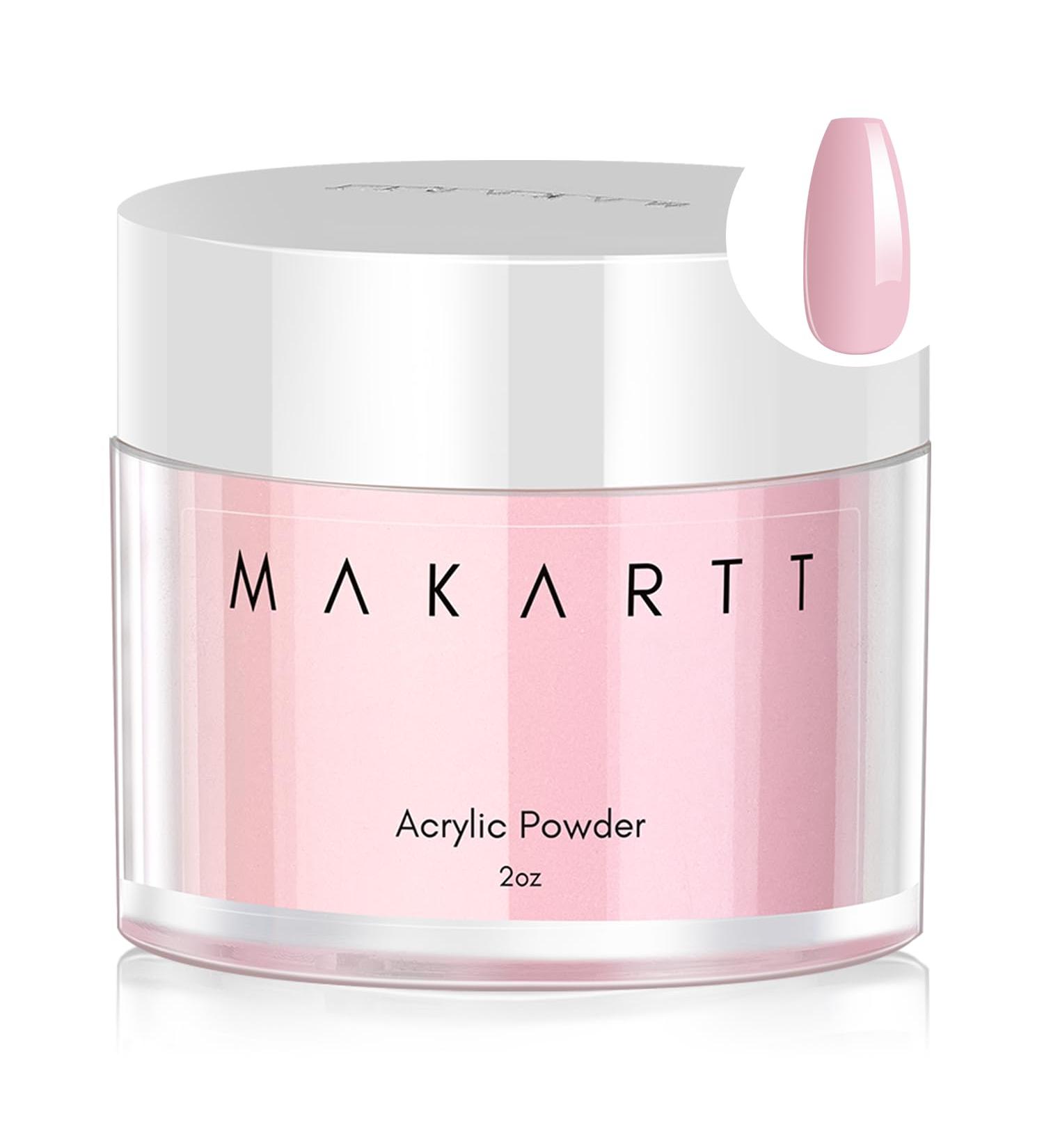 Makartt Light Pink Acrylic Powder for Nails - 56g Professional Nail Builder for Perfect Acrylics - Buy Online on SooperMarket.com