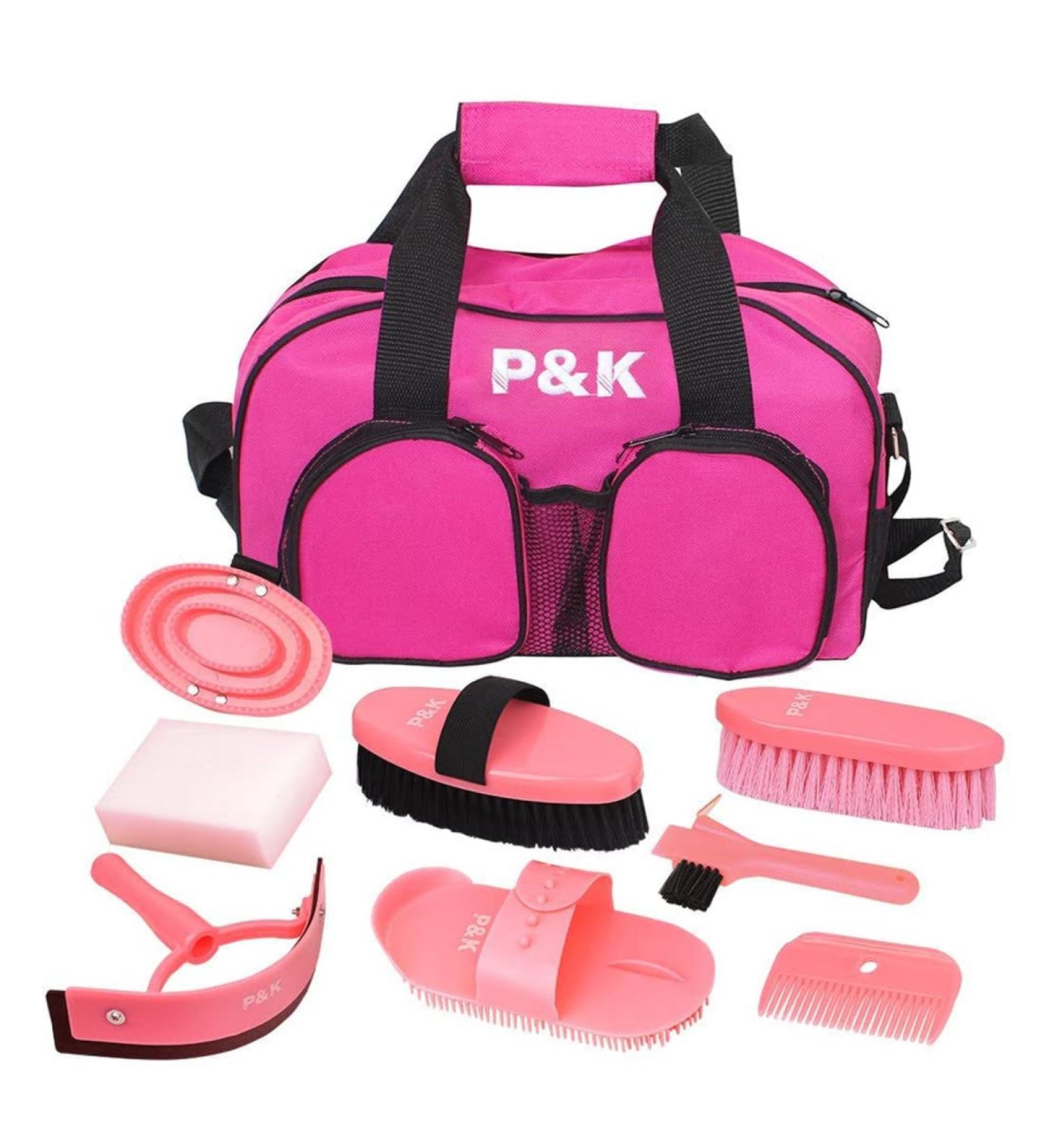P&K Horse Care Set - Pink Grooming Tool Set | Perfect Gift Ideas for Horse Lovers - Buy Online on SooperMarket.com