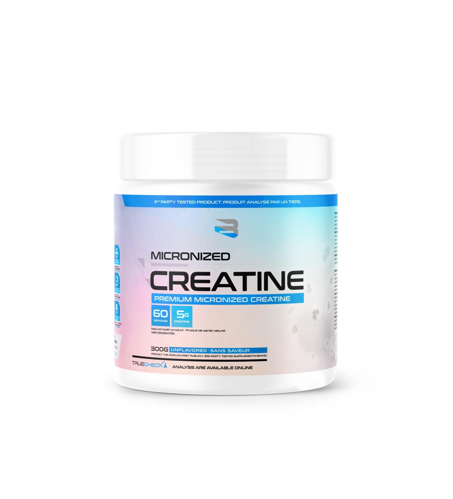 Believe Micronized Creatine - Premium Micronized Creatine Monohydrate Increased Absorption Rates 5 Grams Micronized Creatine Monohydrate Per Scoop (60s) 60 Servings (Pack of 1) - Buy Online on SooperMarket.com