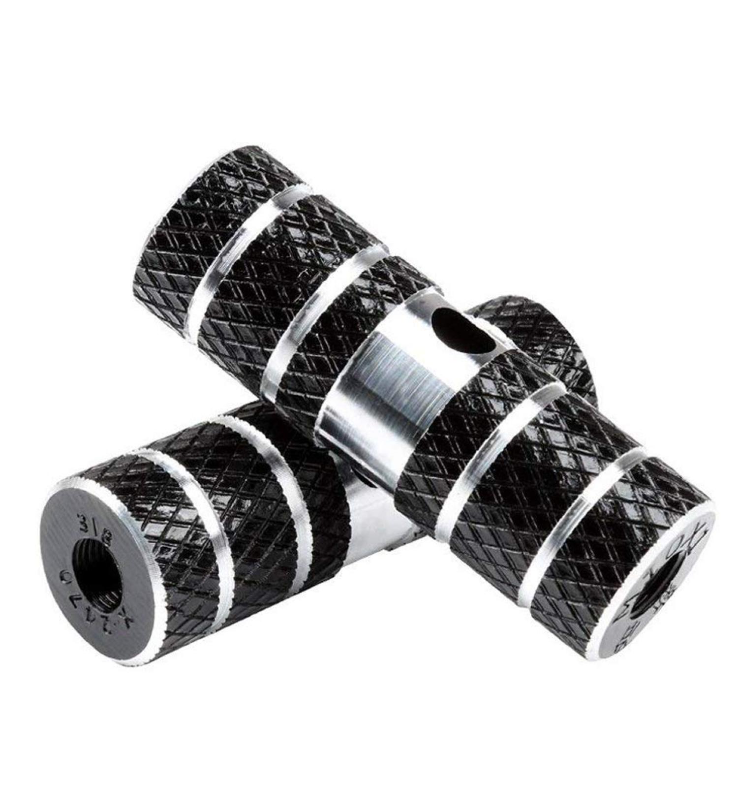 Amotor 2Pcs Black Aluminum Alloy BMX Lead Foot Pegs - Buy Online on SooperMarket.com
