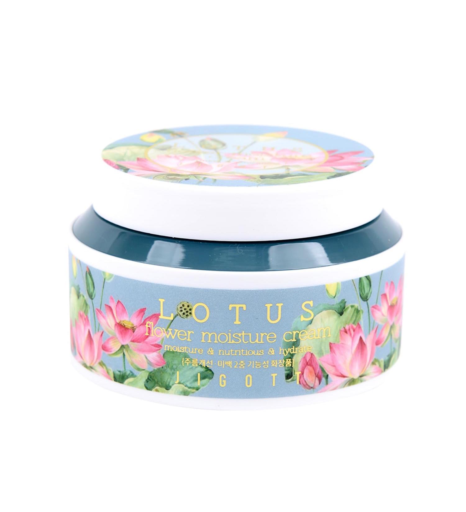 Lotus Flower Moisture Cream 3.38 FL OZ - Hydrating Skin Care for All Skin Types | Buy Internationally - Buy Online on SooperMarket.com