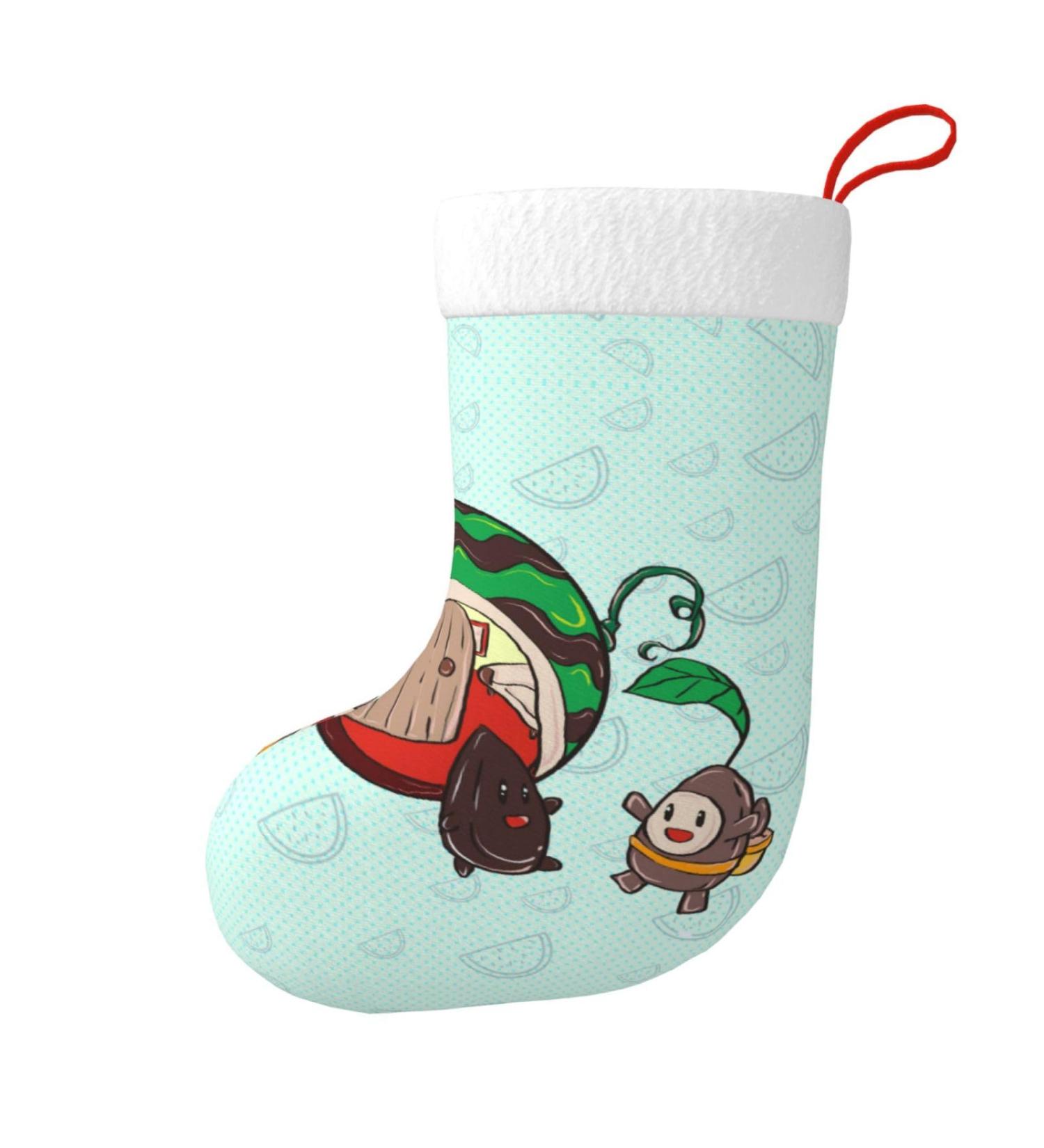 YYHHAOFA Sunflower Seeds Watermelon Seeds Prints Christmas Decorative Stockings : Soft Light and Tactile Suitable for Christmas Holiday Party - Buy Online on SooperMarket.com