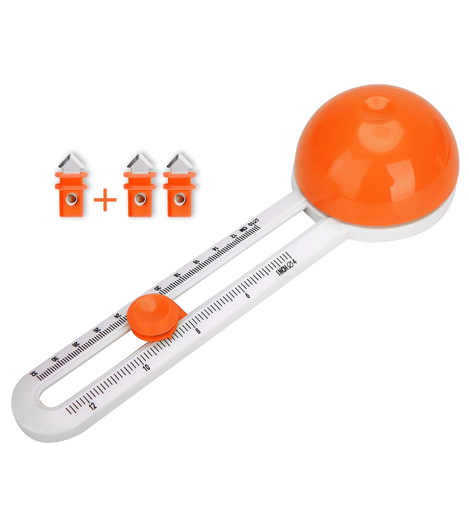 Circle Cutter  Circular Paper Cutter Circle Paper Trimmer Rotary Cutter Craft Supplies  Round Cutting Knife Cards Cutters ( Orange ) - Buy Online on SooperMarket.com
