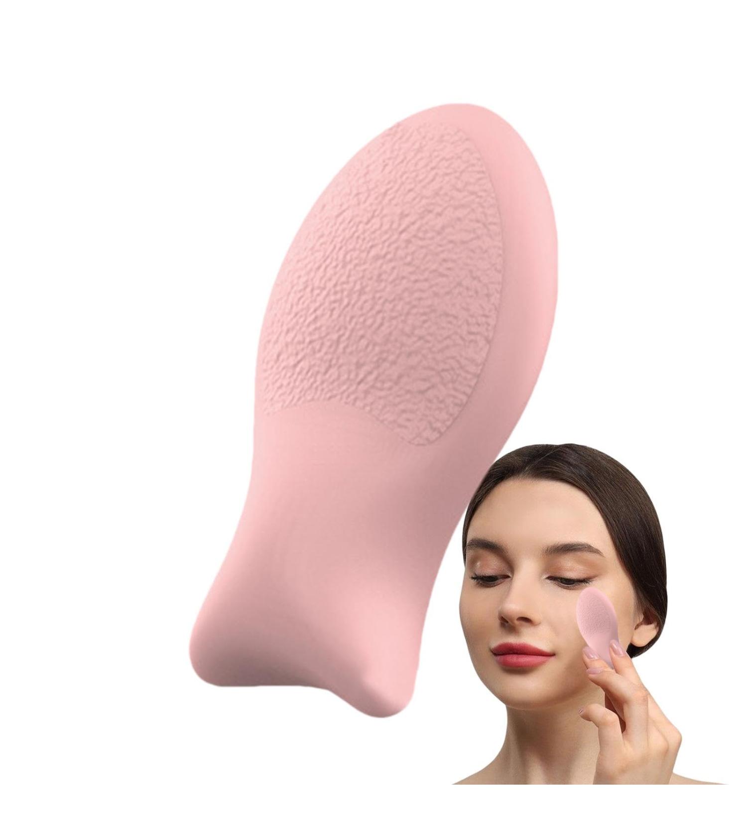 Teksome Powder Puff for Face Powder | Reusable Cosmetic Puff for Face | Fish Shaped Cosmetic Puff Beauty Makeup Tools for Pressed Powder Liquid Foundation Small fish puff (pink) - Buy Online on SooperMarket.com