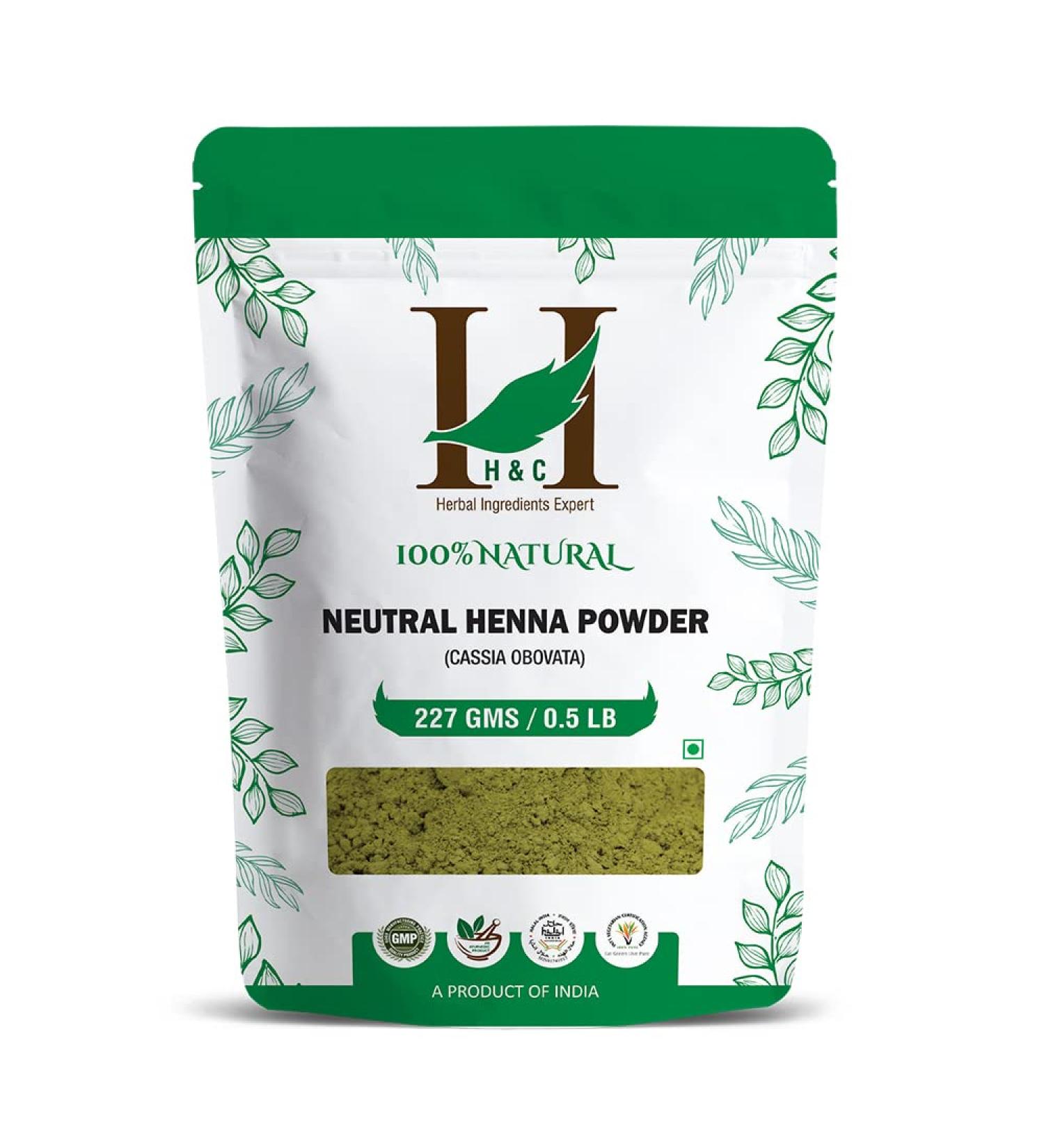 Pure Neutral Henna Powder - 100% Colorless Senna Powder for Hair Conditioning (227g) - Buy Online on SooperMarket.com