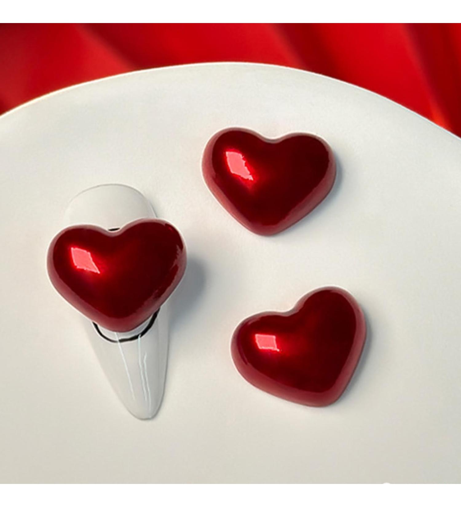 Love Shape New Year Crystal Heart Art Plush Heart Art Decoration Supplies For Girl Multi-color - Buy Online on SooperMarket.com