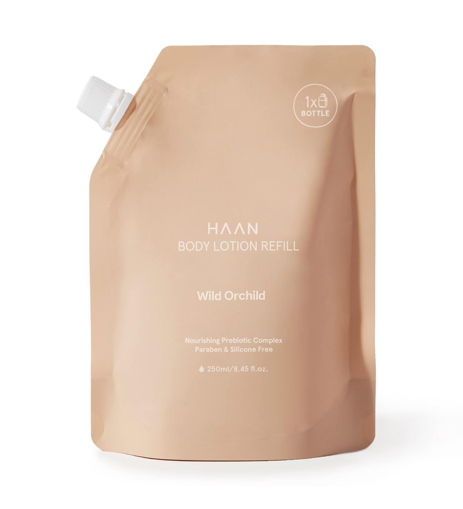 HAAN Moisturizing Body Lotion Refill (Wild Orchid) | Hydrating Paraben & Silicon Free | For Men & Women | Smoother Healthier Skin | 8.5 Fl. Oz - Buy Online on SooperMarket.com