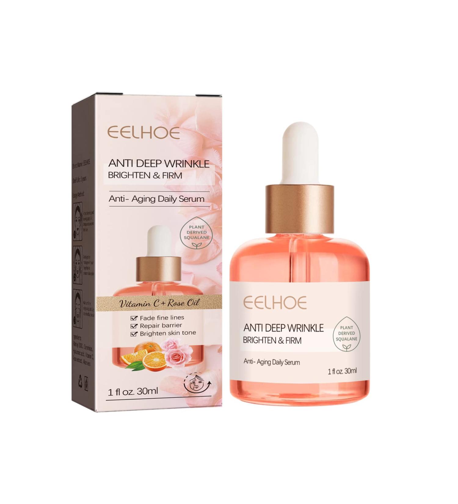 Advanced Deep Anti-Wrinkle Serum Pore Shrink Face Serum Hyaluronic Acid Moisturizing Nourish Essence Collagen Boost Anti-aging Serum - Buy Online on SooperMarket.com