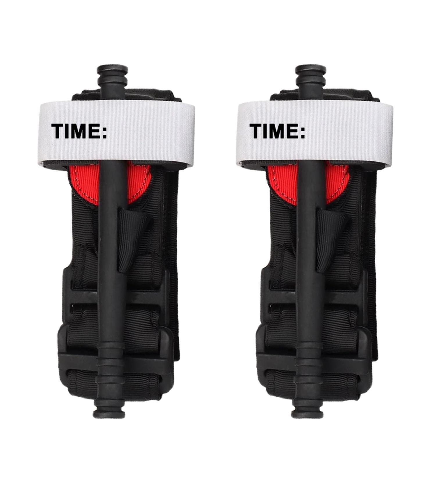 2PC Tactical Tourniquet for Emergency First Aid | One-Handed Bleeding Control & Life-Saving Outdoor Gear - Buy Online on SooperMarket.com