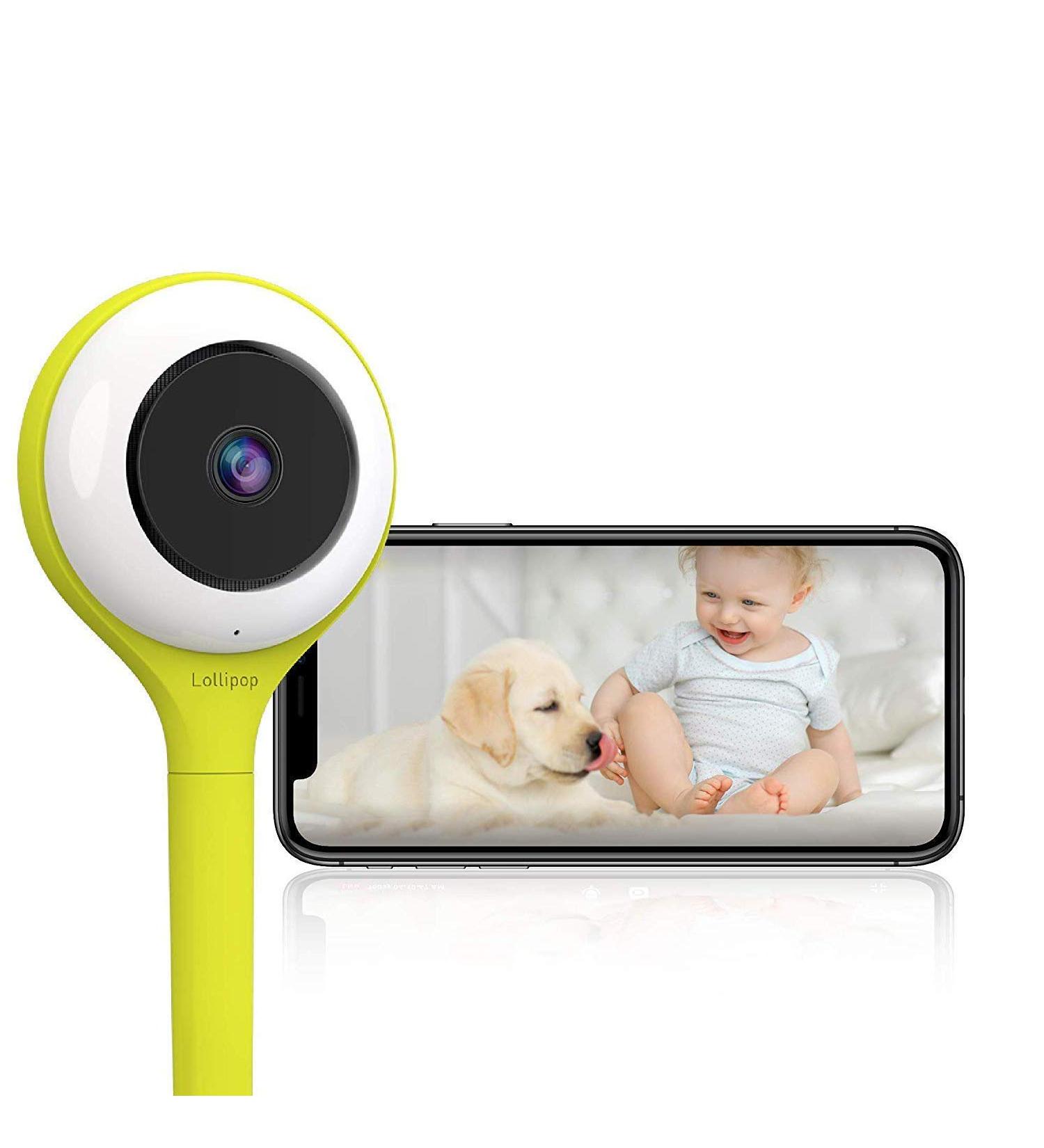 Lollipop Baby Camera with True Crying Detection and Two-Way Talk Back | Smart Baby Monitor with Camera and Audio | Infrared Night Vision | Ideal Baby Shower Gift (Pistachio) - Buy Online on SooperMarket.com