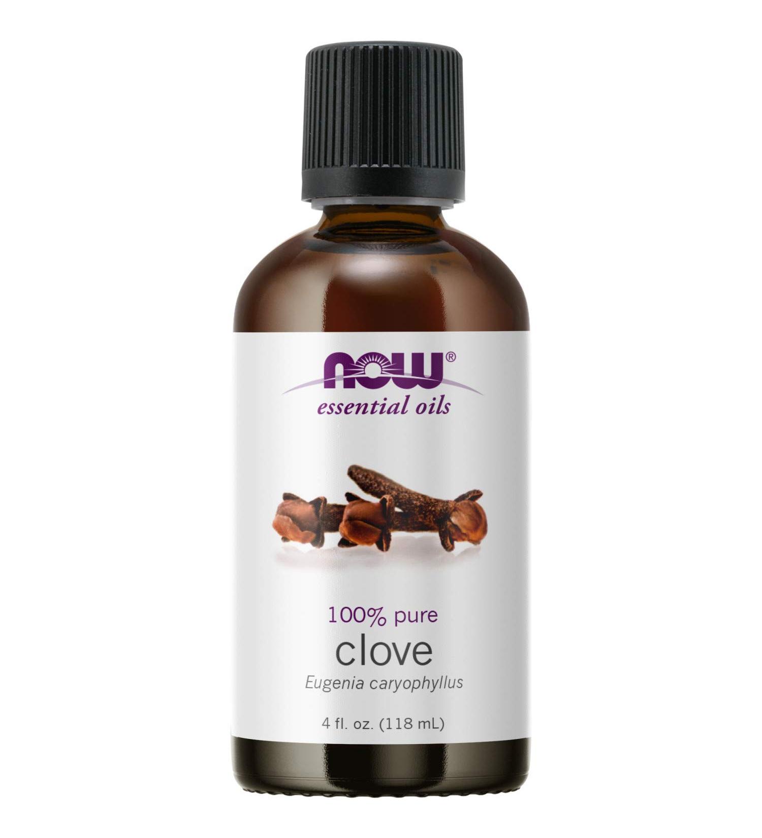Now Foods Clove Essential Oil 4 fl oz - Pure & Natural Aromatherapy - Buy Online on SooperMarket.com