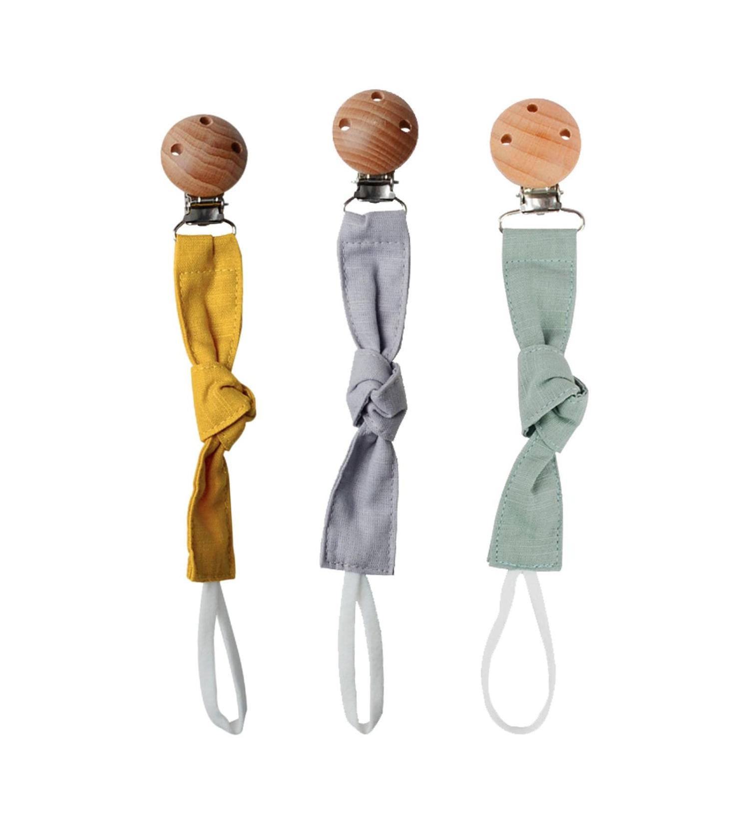 Vesone Pacifier Clips | Universal Pacifier Holder & Toy Leash for Boys & Girls | Essential Teething Toy Attachment - Buy Online on SooperMarket.com