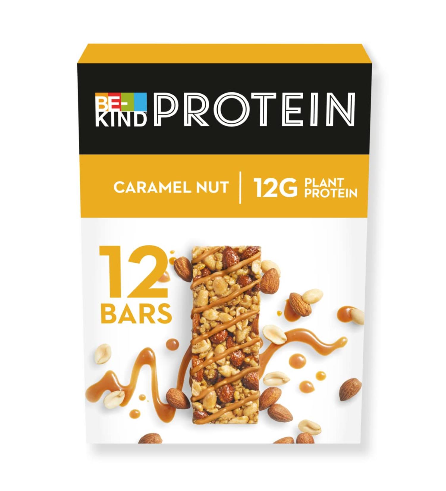Child Protein Bar | Gluten-Free Snack | High Fiber Caramel 12x50g | No Artificial Preservatives - Buy Online on SooperMarket.com