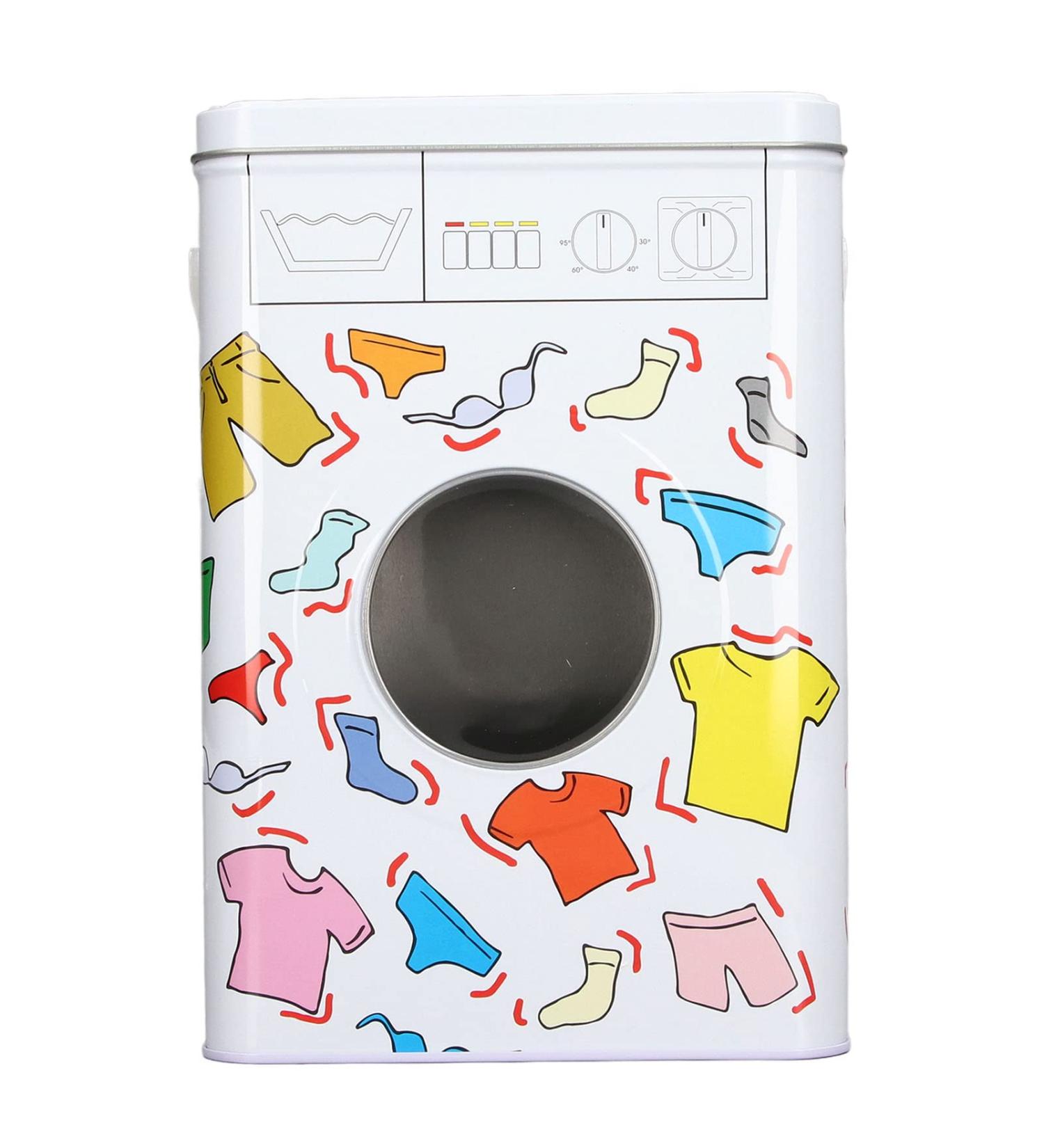 Multifunctional Iron Laundry Detergent Container with Window Lid - Large Capacity Storage Box - Buy Online on SooperMarket.com