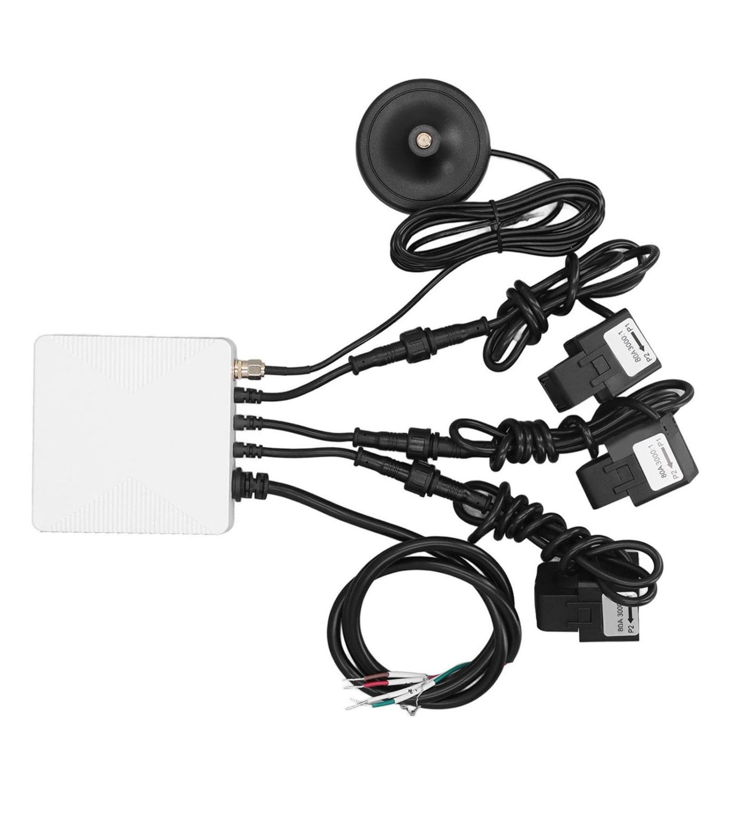 Smart Energy Meter 100 240V 3 Phase 4 Wire 2.4GHz External Antenna Electricity Usage Monitor High Accuracy for Water Heater - Buy Online on SooperMarket.com
