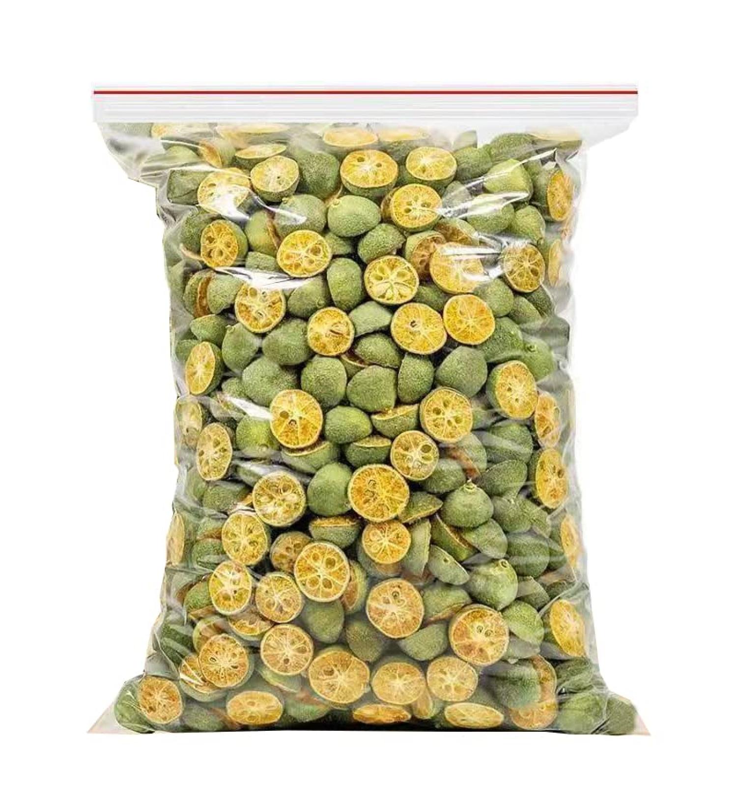 Dried green kumquat 3.52 oz -Small green dried orange-It tastes sour and refreshing-Fruit tea 100  - Buy Online on SooperMarket.com
