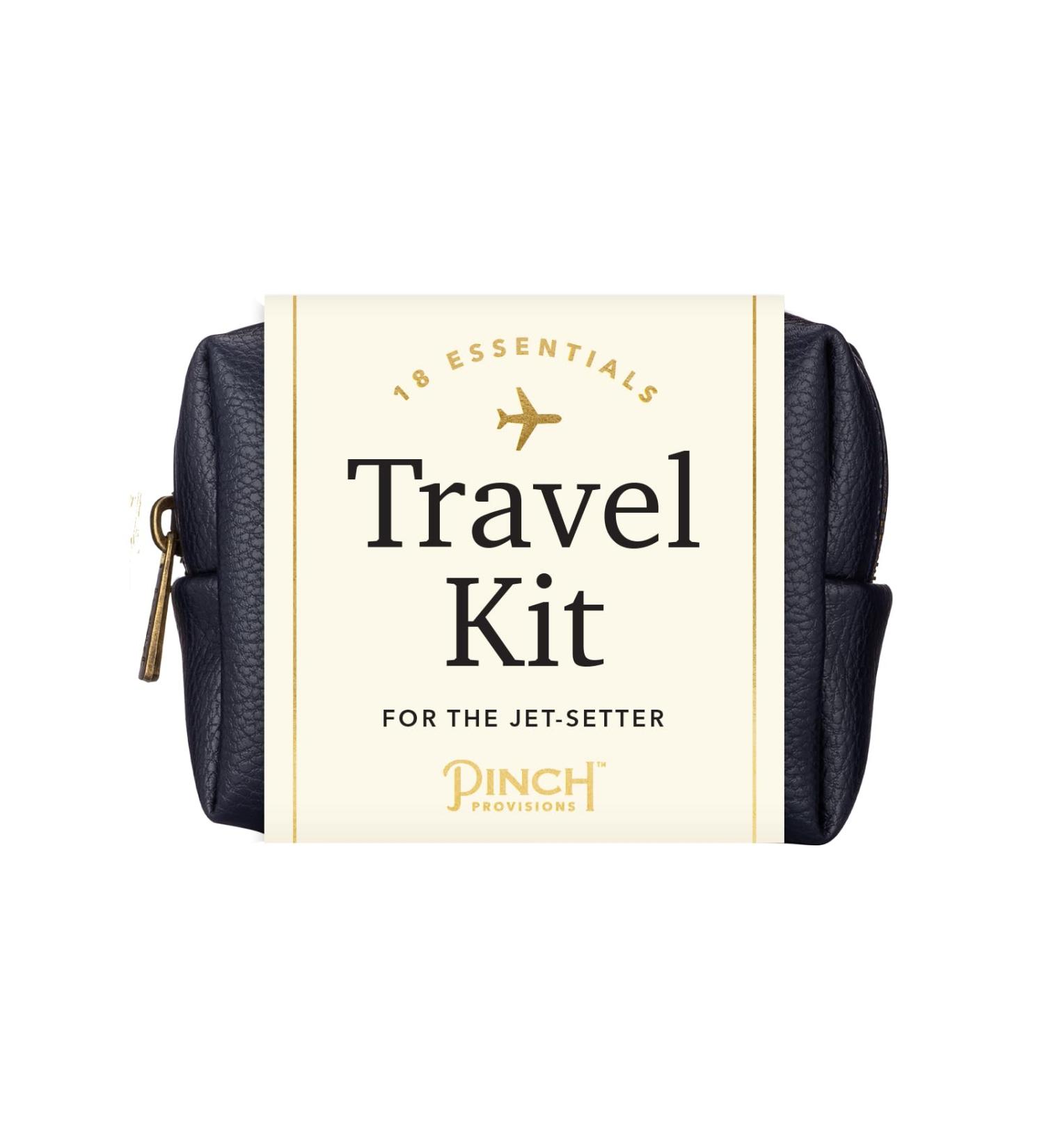 Pinch Provisions Travel Kit - 18 Essential Items for Road Trips & Travel | Perfect Gift for Friends & Family | Portable Navy Pouch - Buy Online on SooperMarket.com