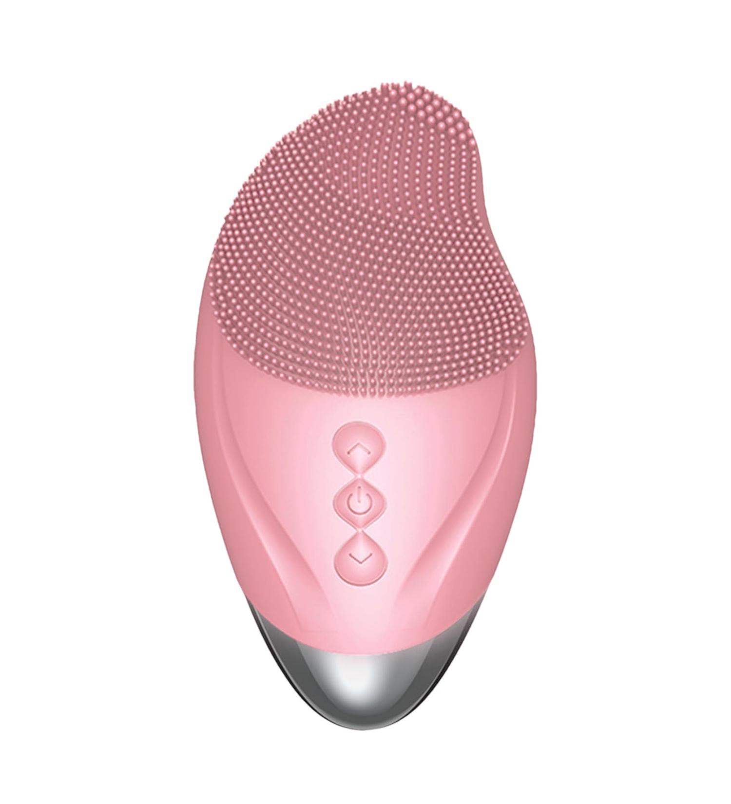 Maodom Face Cleansing Brush Soft Silicone Face Cleansing Brush | Vibrating Rechargeable Waterproof Skin Care Tool for Firming Enhances Product Absorption Pink (English) - Buy Online on SooperMarket.com