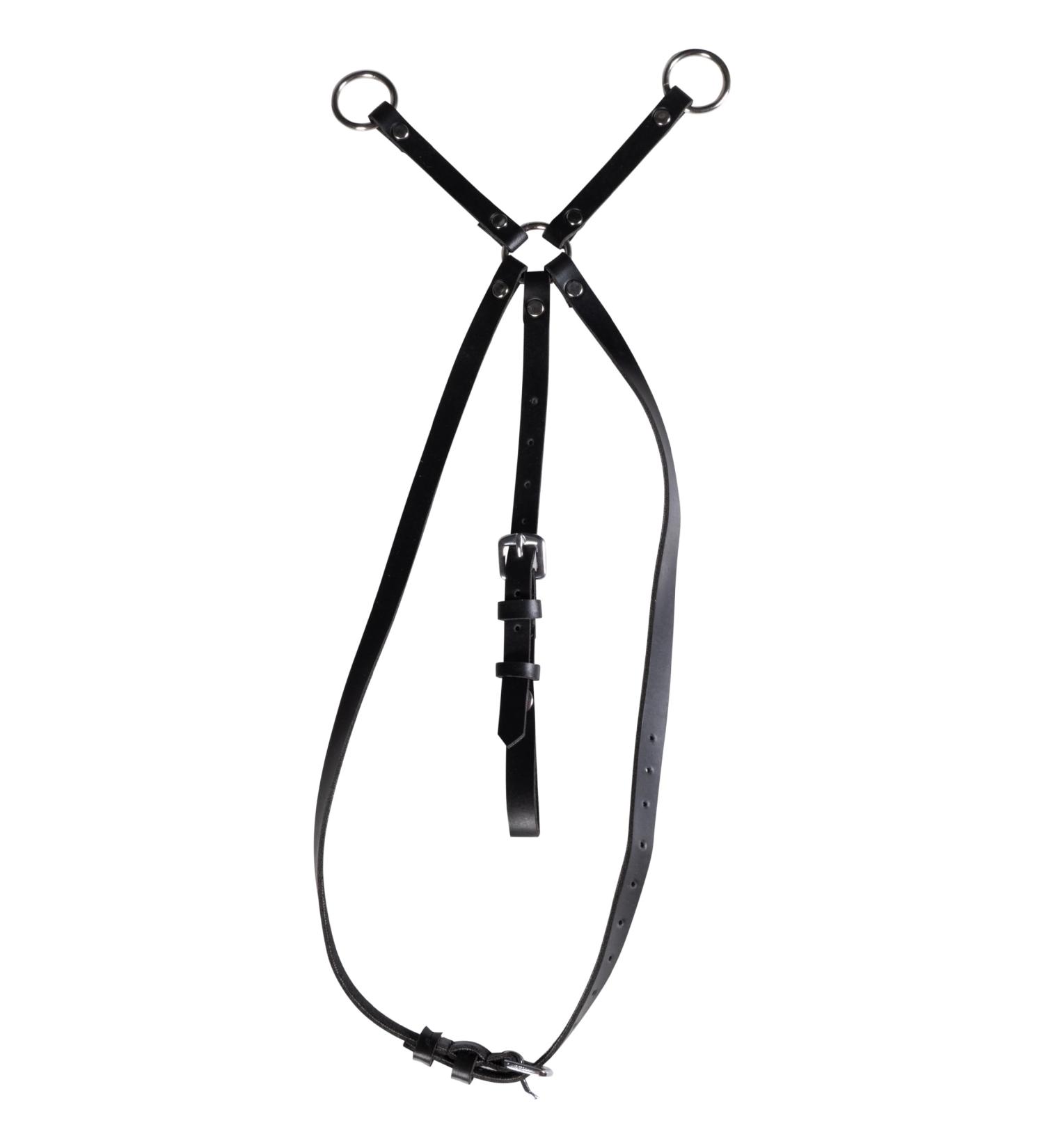 HKM Hobby Horse Martingal - Premium Black Equestrian Gear for International Shipping - Buy Online on SooperMarket.com