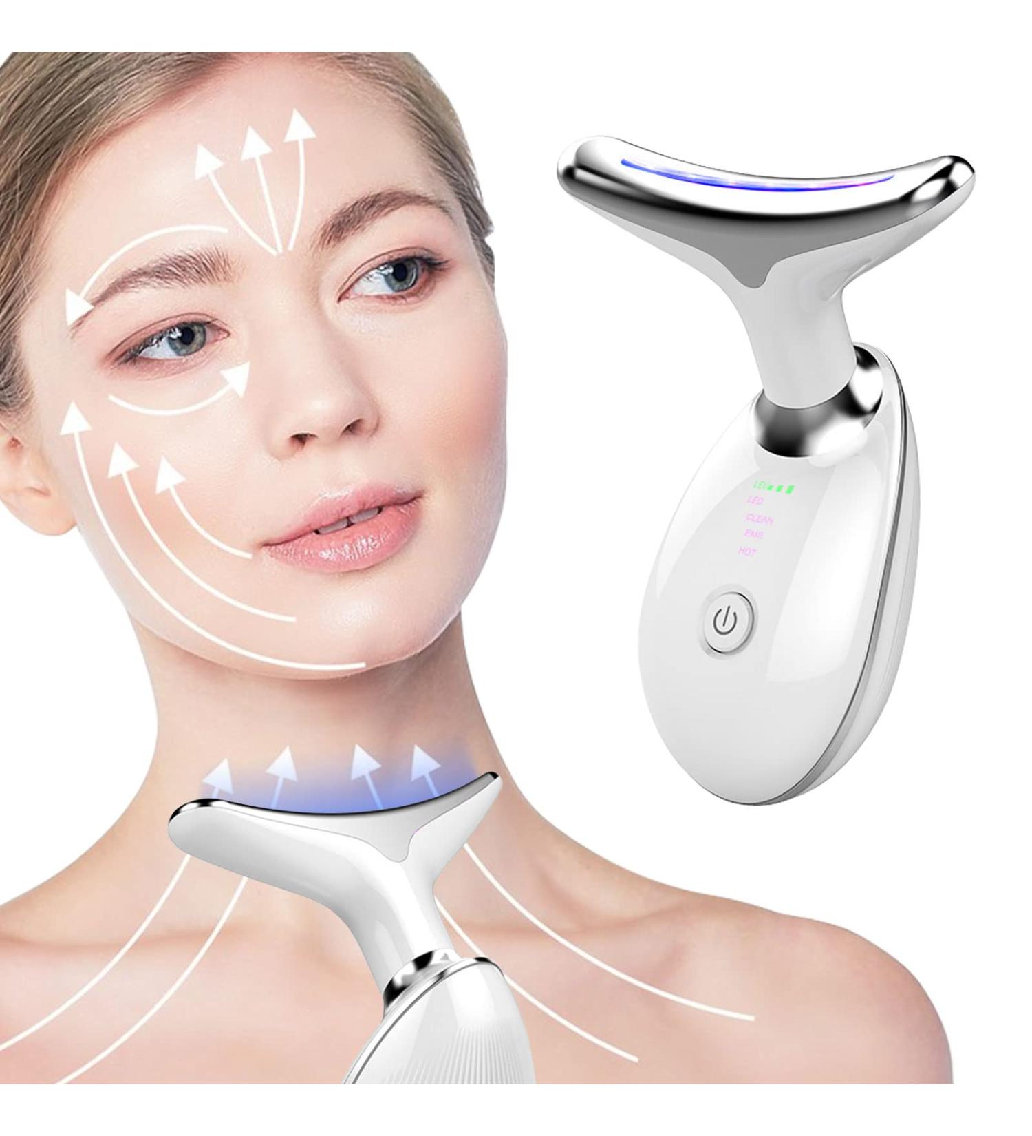 Firming Wrinkle Removal Device | Skin Rejuvenation Beauty Tool for Neck & Face | Double Chin Reducer & Massager - Buy Online on SooperMarket.com