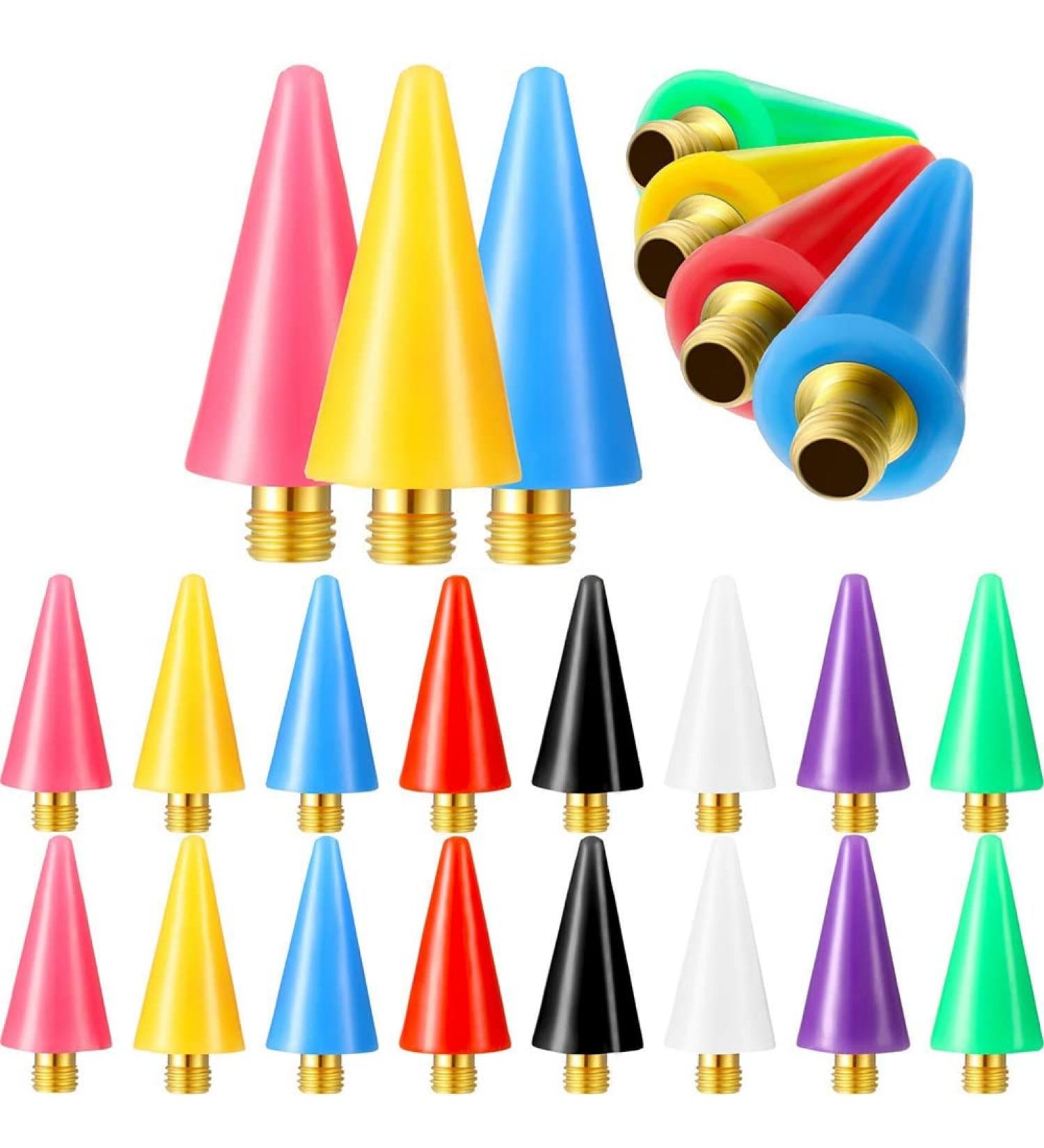 HLELU 16 Pieces Nail Rhinestones Picker Replacement Tips for Nail Dotting Pen to Pick Up Nail Gem Jewelry - Buy Online on SooperMarket.com