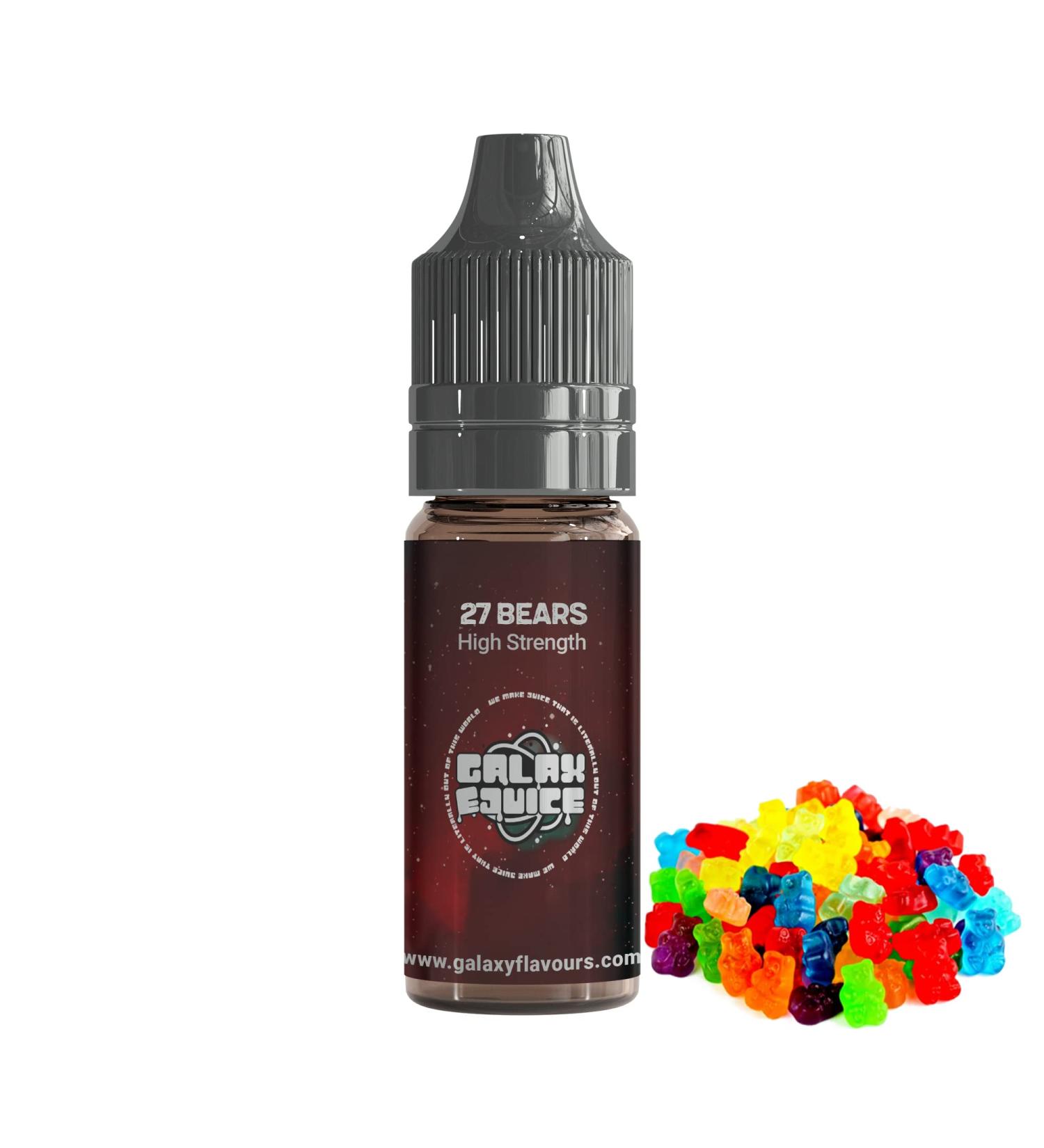 27 Bears High Strength Flavouring - 230+ Flavours - Galaxy Food Flavours - 10ml Bottle - Buy Online on SooperMarket.com