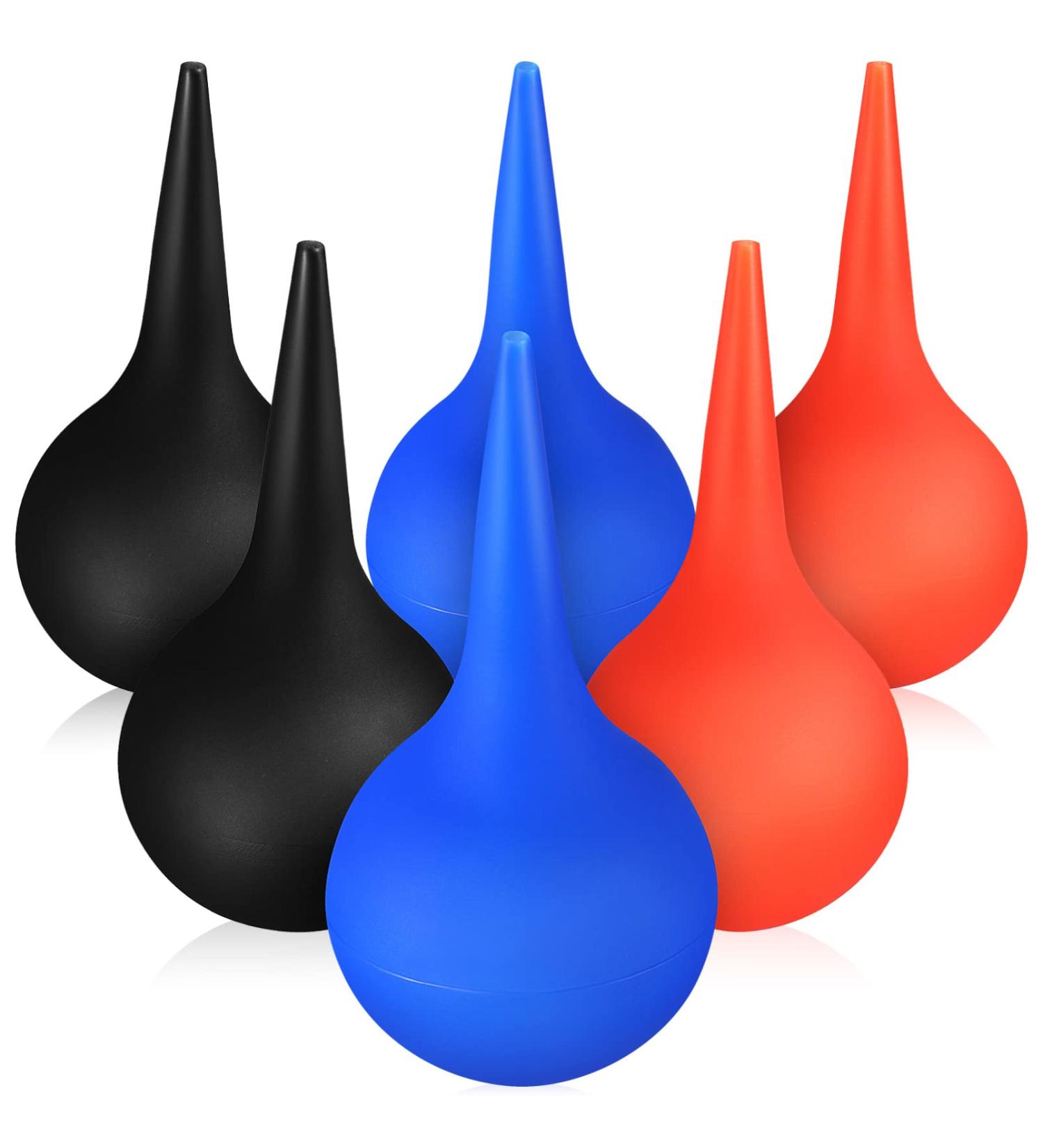 Silicone Ear Syringe 6pcs Hand Bulb for Ear Cleaning & Wax Removal - 60mL Capacity - Buy Online on SooperMarket.com