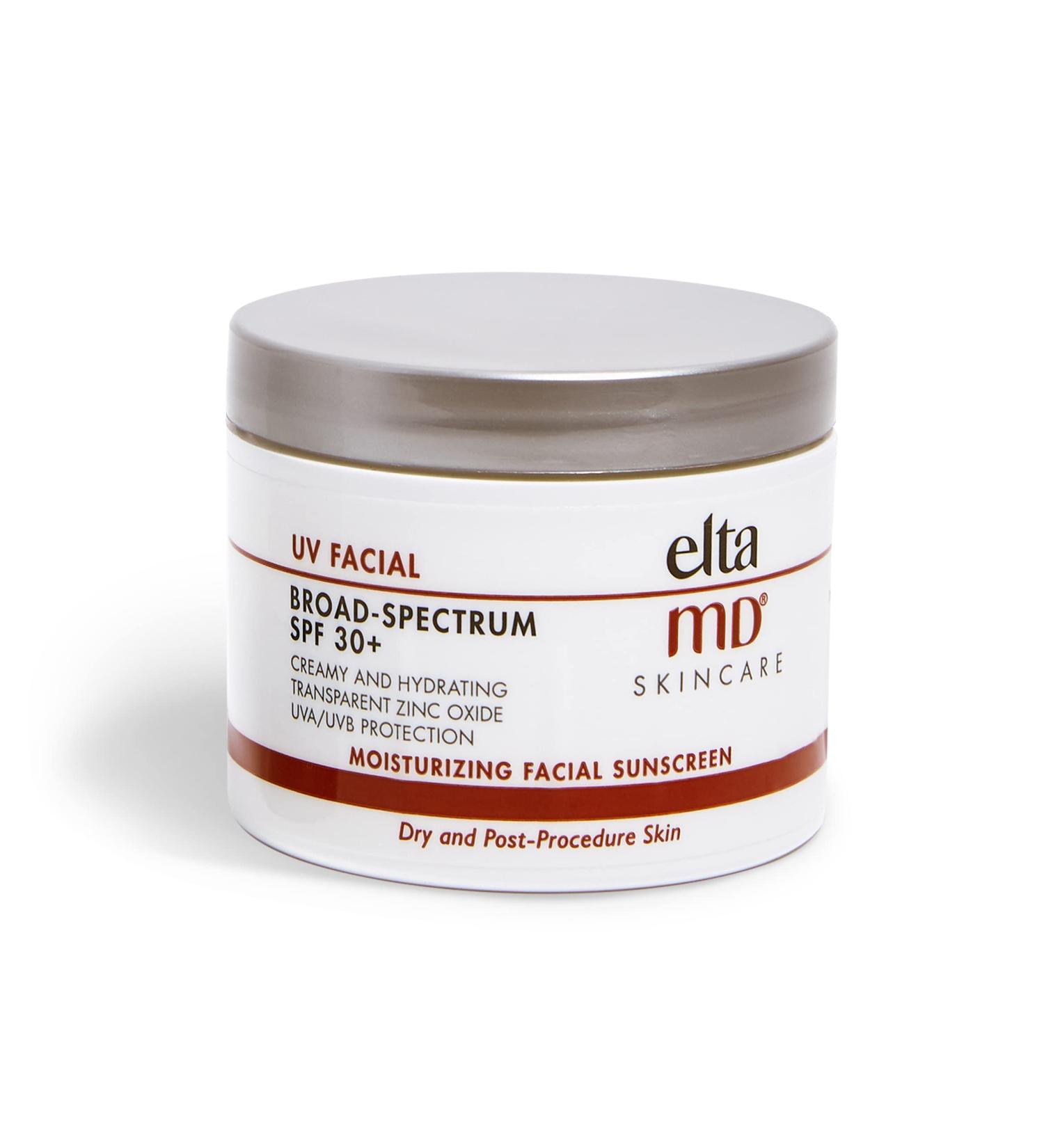 EltaMD UV Facial Moisturizing Sunscreen SPF 30+ with Hyaluronic Acid - Non-Greasy Mineral Face Sunscreen - Buy Online on SooperMarket.com