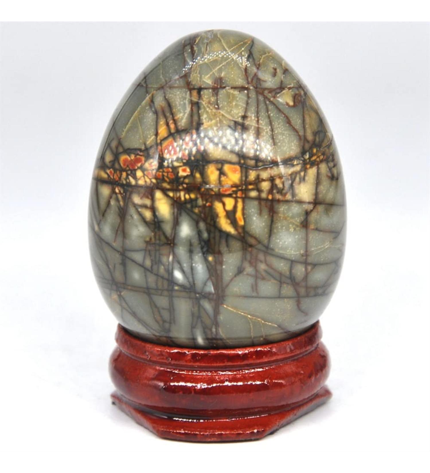 30x40mm Bamboo Jasper Oval Natural Crystal Raw Stones and Minerals FUZEGRDLI - Buy Online on SooperMarket.com